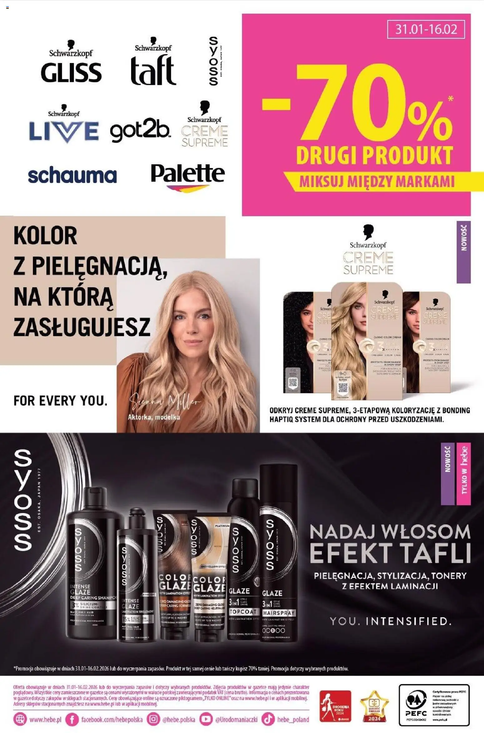 Hebe Gazetka od 31.01.2026 | Strona: 22 | Produkty: Toner