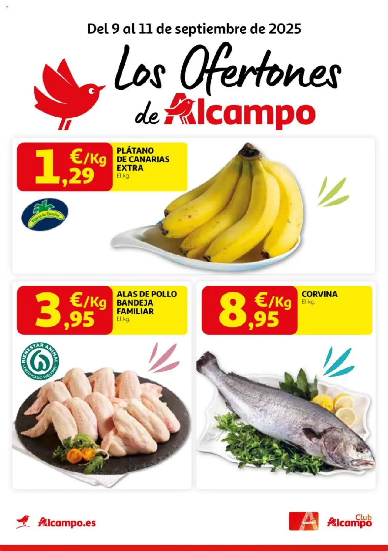 Alcampo - Pasamanos  │ válido desde el 09.09.2025 | Página: 1 | Productos: Bandeja