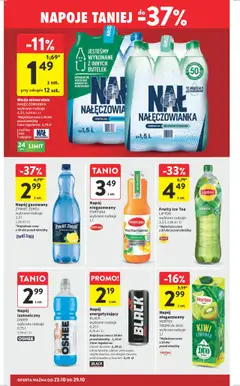 Pogląd oferty "Intermarche Gazetka" - ważna od 23.10.2025 | Strona: 30 | Produkty: Limonka, Ice Tea, Cytryny, Kiwi