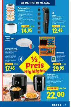Lidl Aktionen Neueröffnung Bremgarten ab 11.12.2025 gültig | Seite: 3 | Produkte: Lampenschirm, Fisch, Philips
