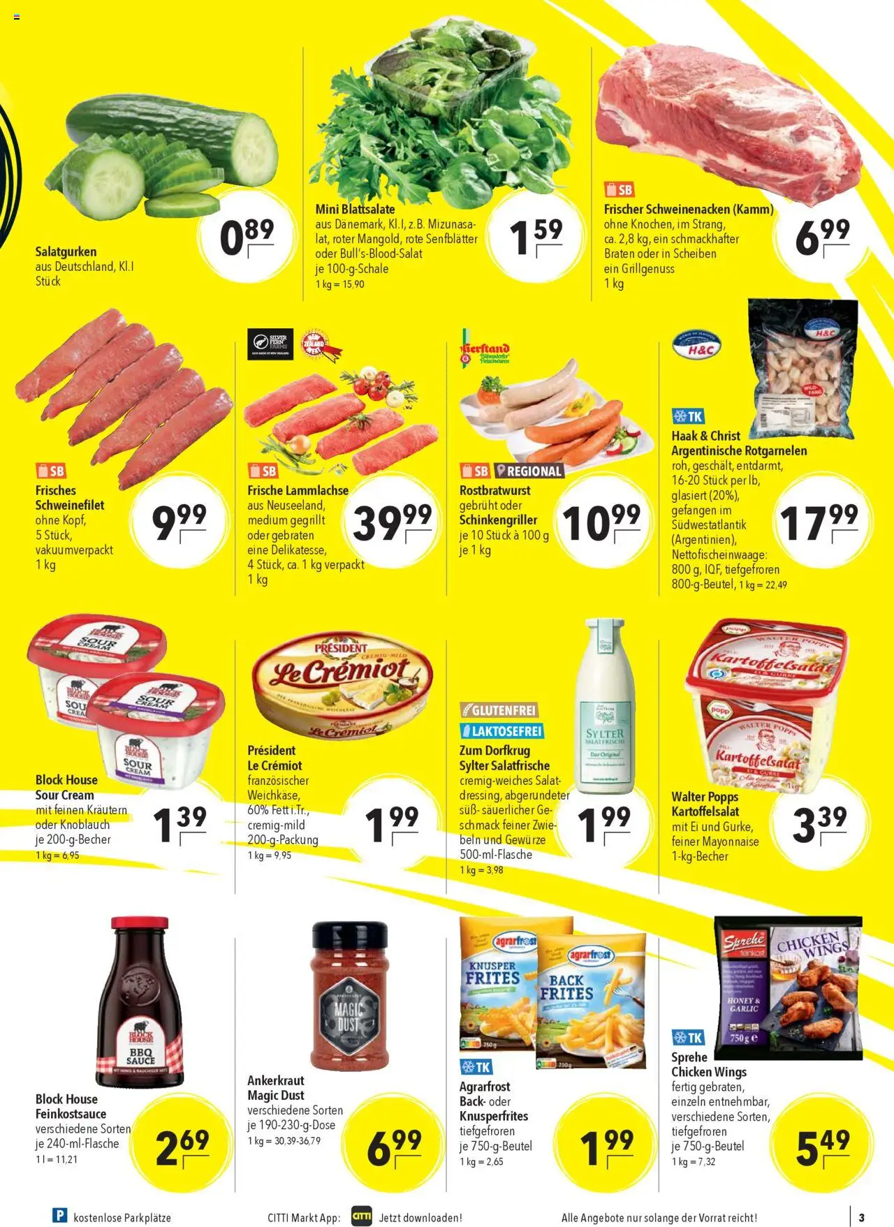 CITTI Tilbudsavis gyldig fra 20.08.2025 | Side: 3 | Produkter: Kartoffelsalat, Salat