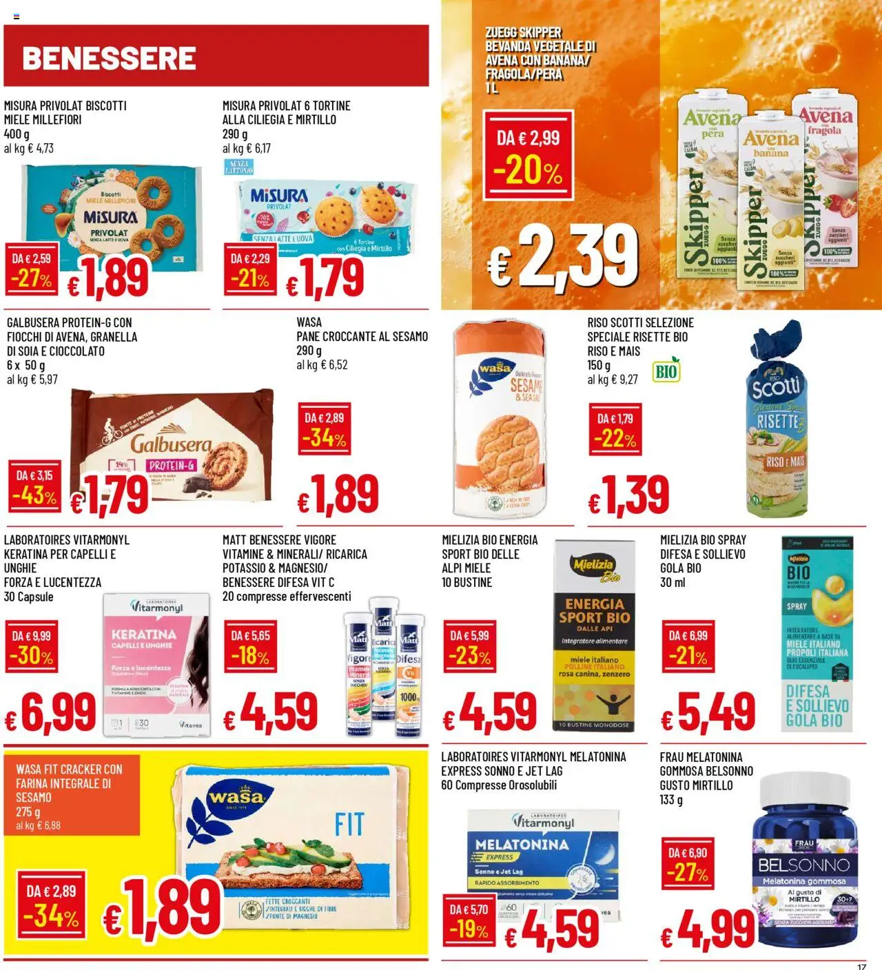 Volantino Galassia del 20.10.2025 | Pagina: 17 | Prodotti: Cioccolato, Biscotti, Fiocchi, Mais