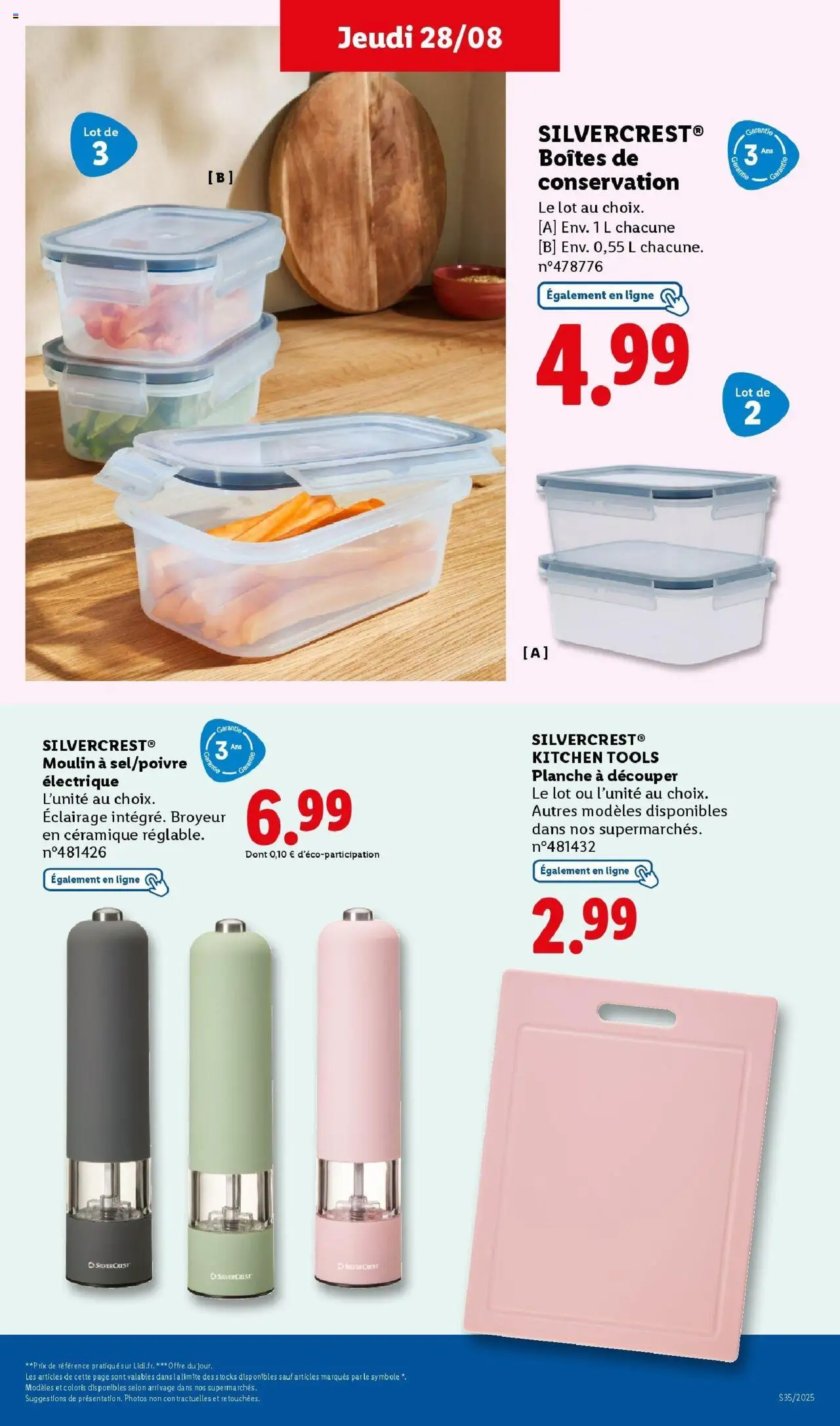  | Page: 39 | Produits: Planche à découper, Broyeur