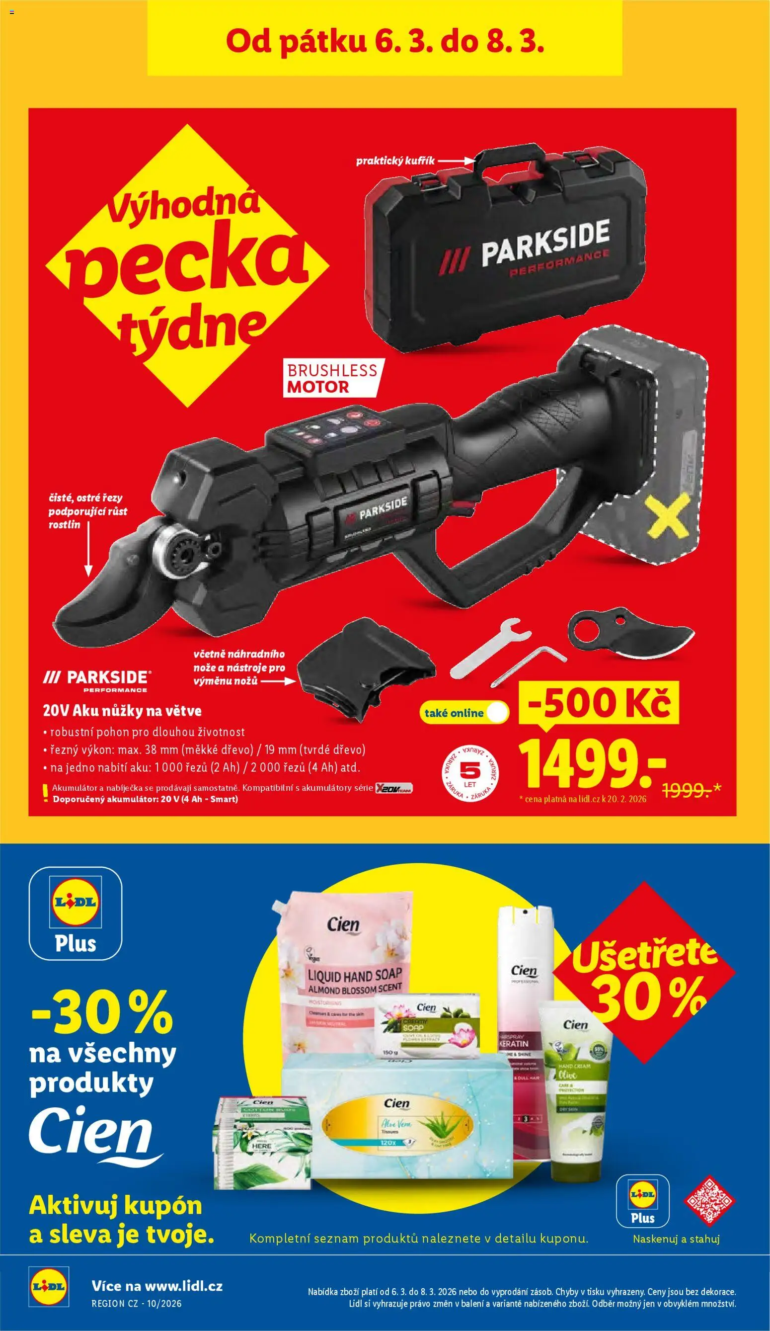 Lidl leták - Spotřební zboží od 02.03.2026 | Strana: 29 | Produkty: Kufřík, Parkside, Nůžky, Cien
