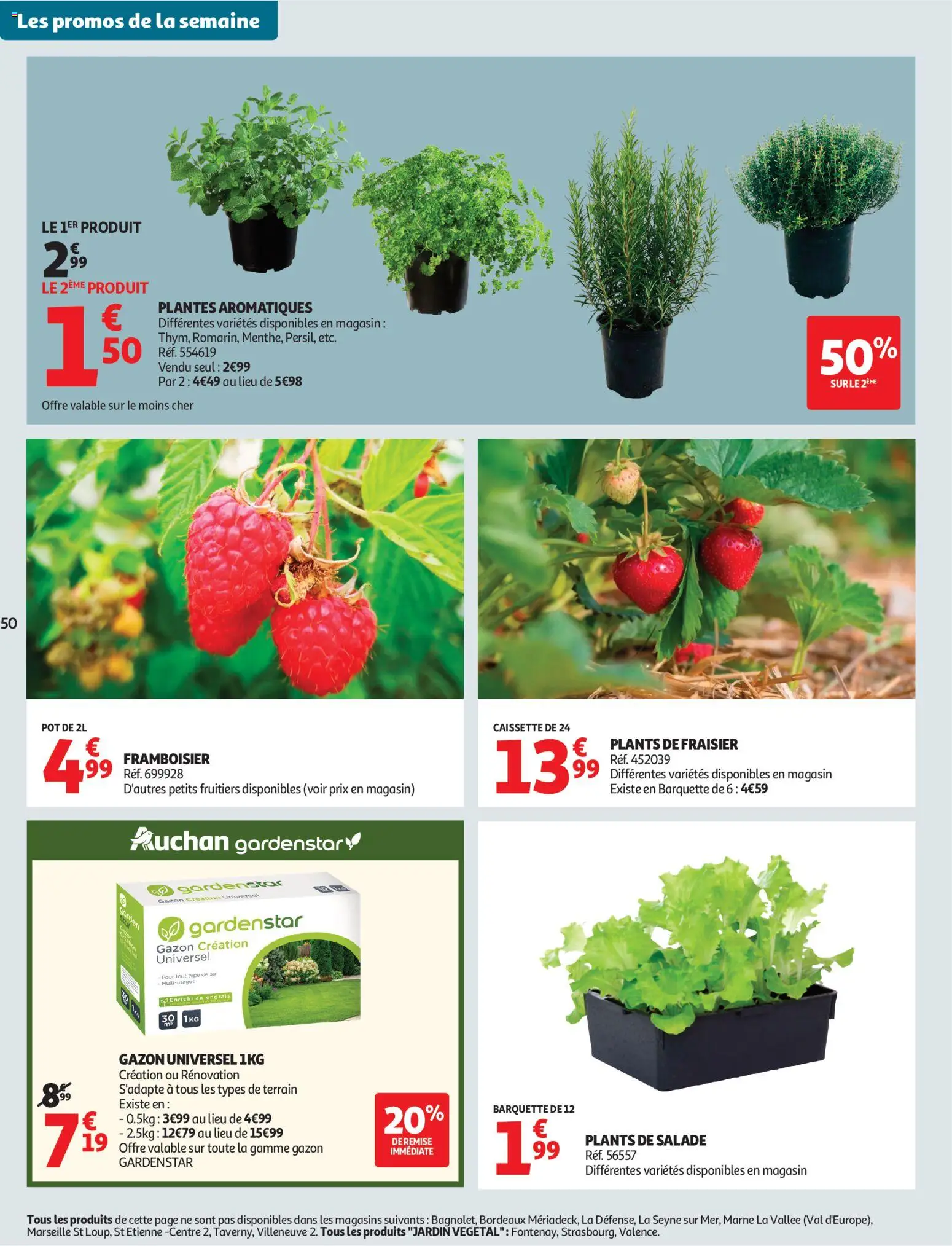 {H1} | Page: 50 | Produits: Plantes, Plants de fraisier, Gazon, Fraisier
