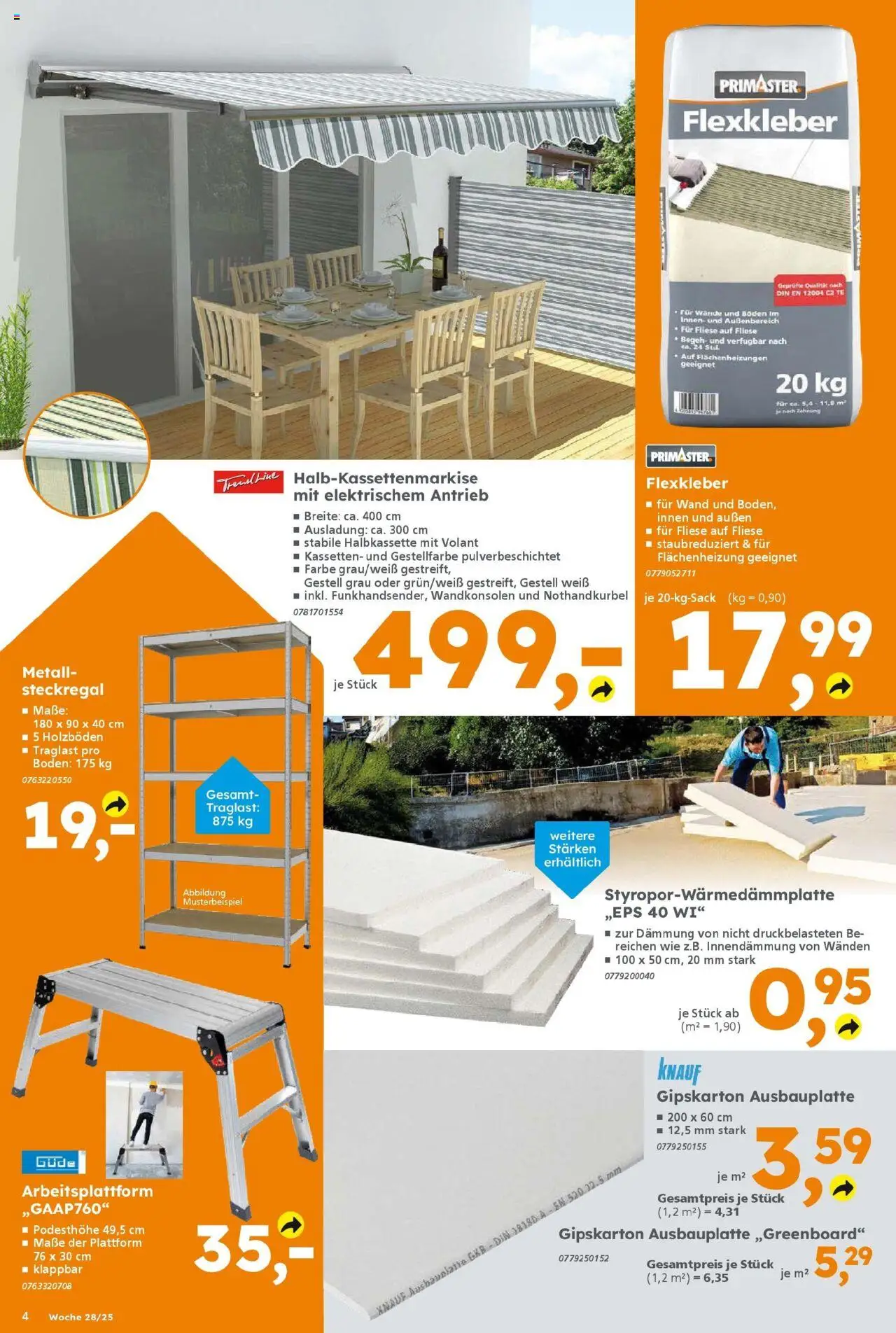 Globus Baumarkt prospekt Homburg	 - gültig ab dem 07.07.2025 | Seite: 4