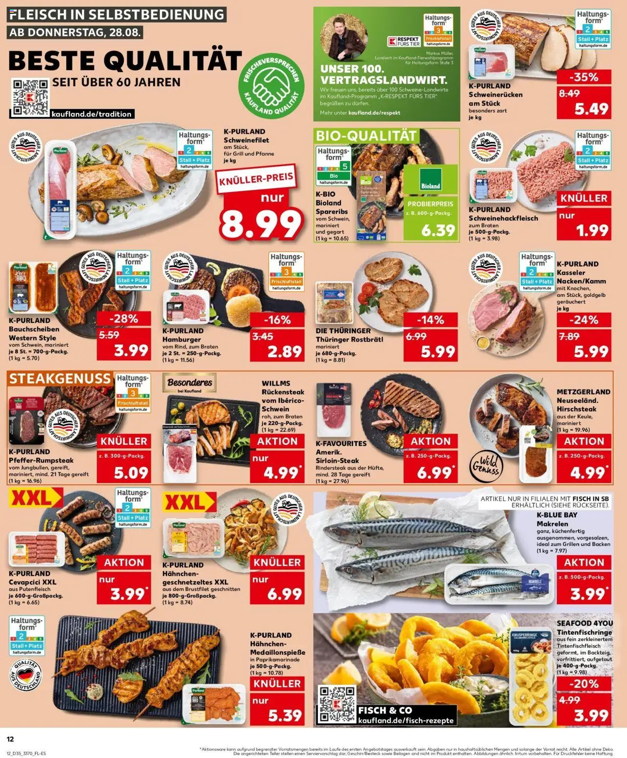 Kaufland prospekt Bad Salzungen	 - gültig ab dem 31.08.2025 | Seite: 23 | Produkte: Grill, Cevapcici, Fisch, Steak