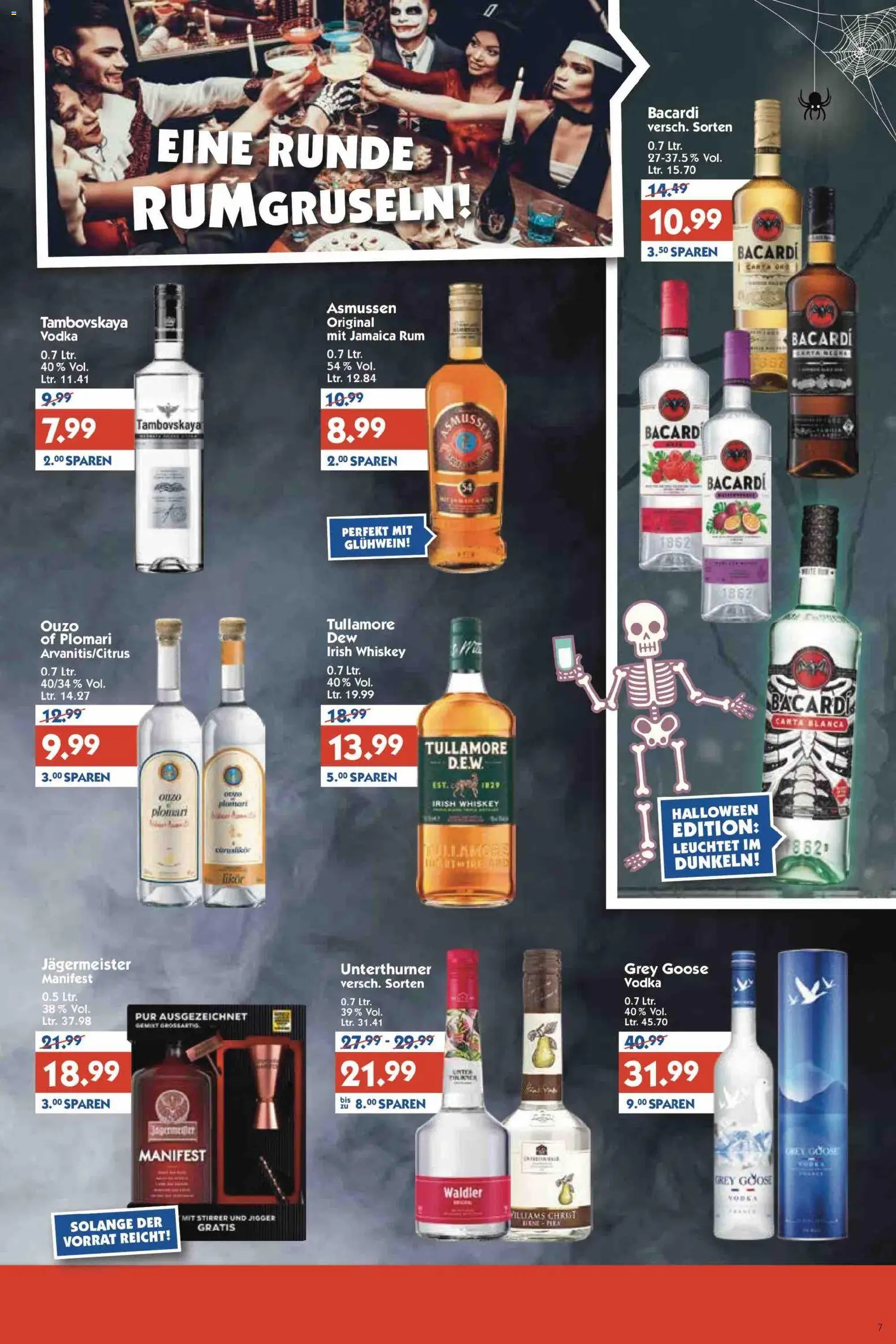 HOL’AB! Prospekt – gültig ab 27.10.2025 | Seite: 7 | Produkte: Ouzo, Jägermeister, Vodka, Whiskey