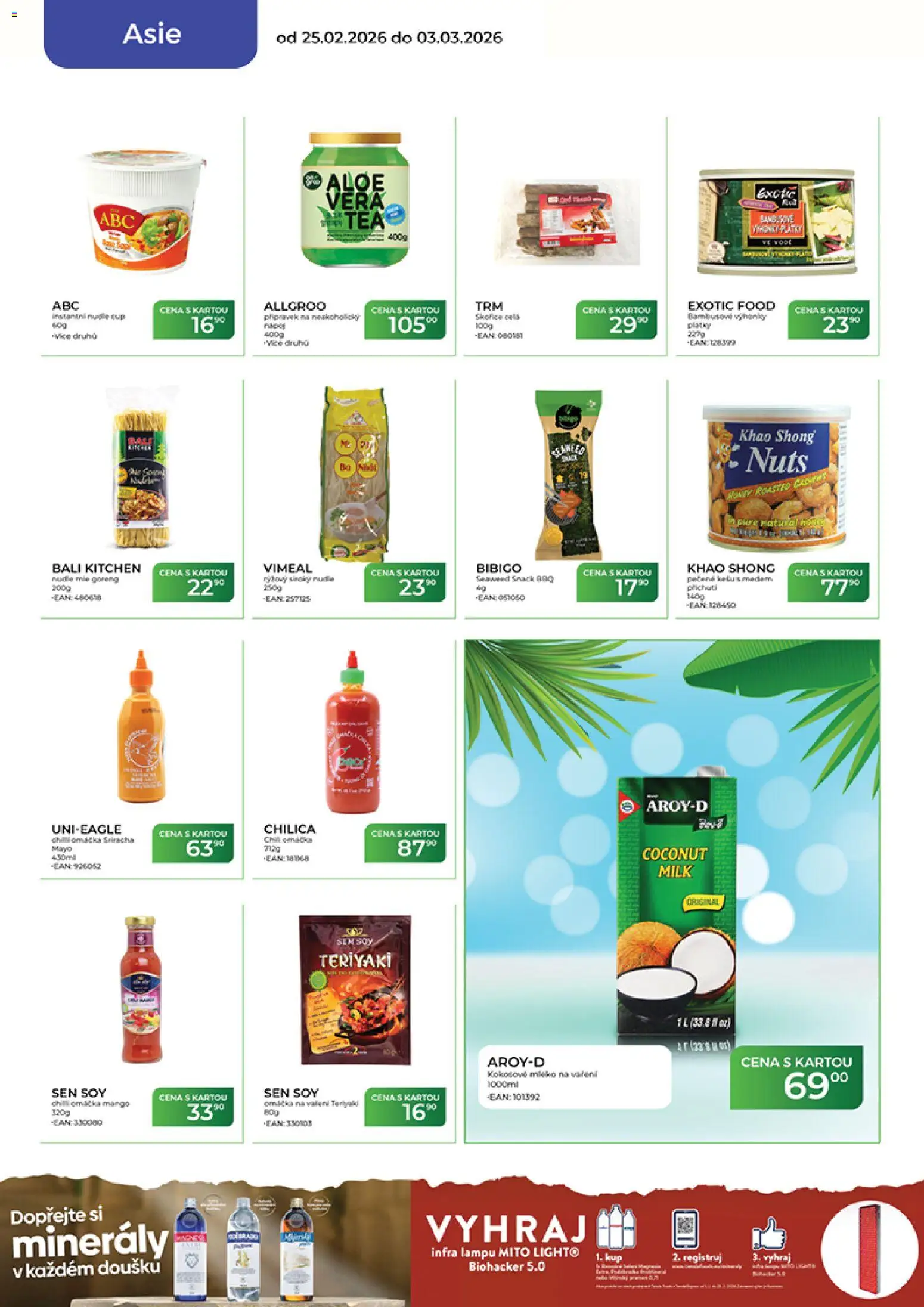 Tamda Foods leták od 25.02.2026 | Strana: 44 | Produkty: Kokosové mléko, Minerály, Sriracha, Nudle