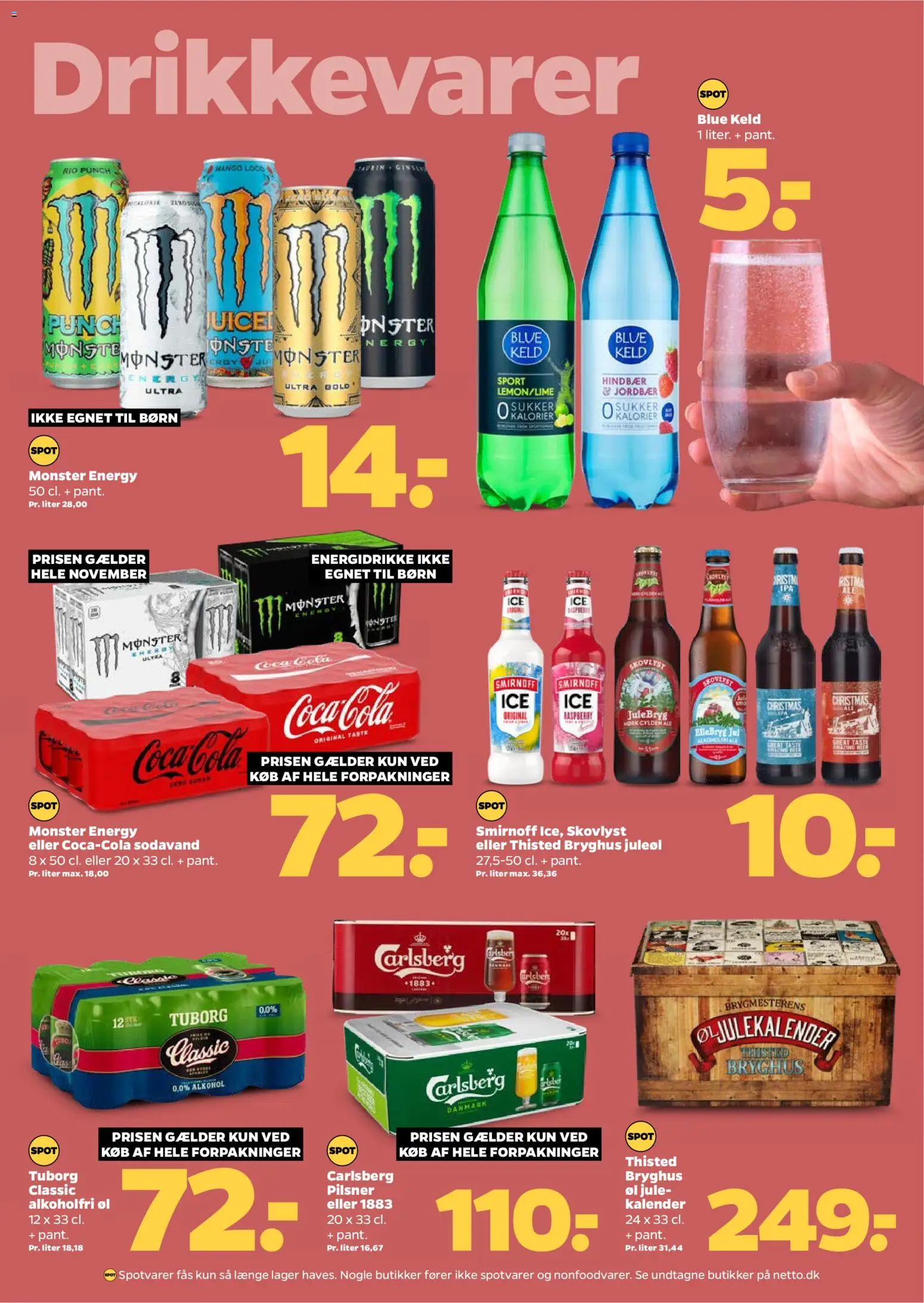Netto tilbudsavis – gyldig fra 01.11.2025 | Side: 29 | Produkter: Juice, Øl, Jordbær, Sodavand