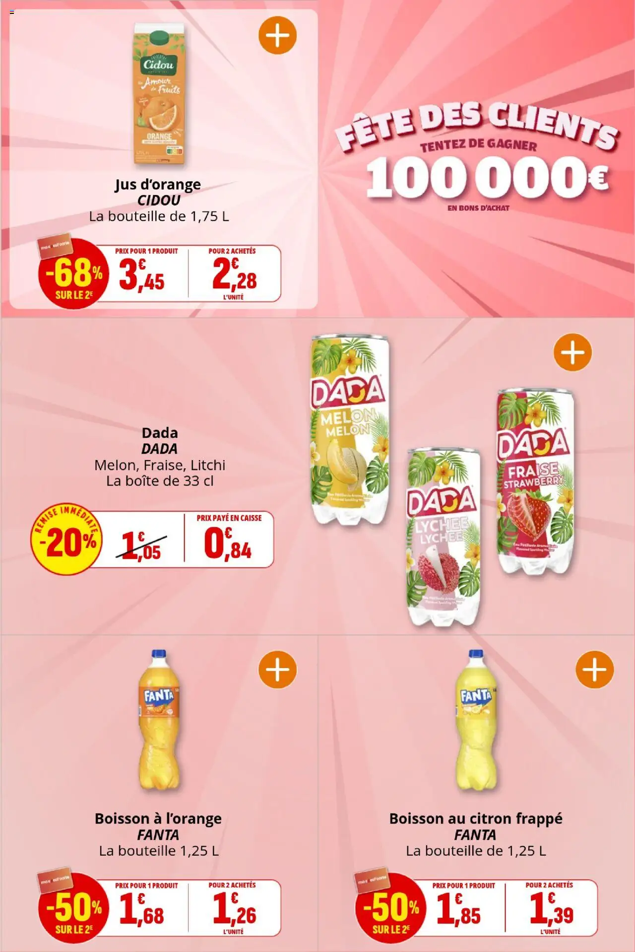 {H1} | Page: 31 | Produits: Fraise, Litchi, Melon, Jus