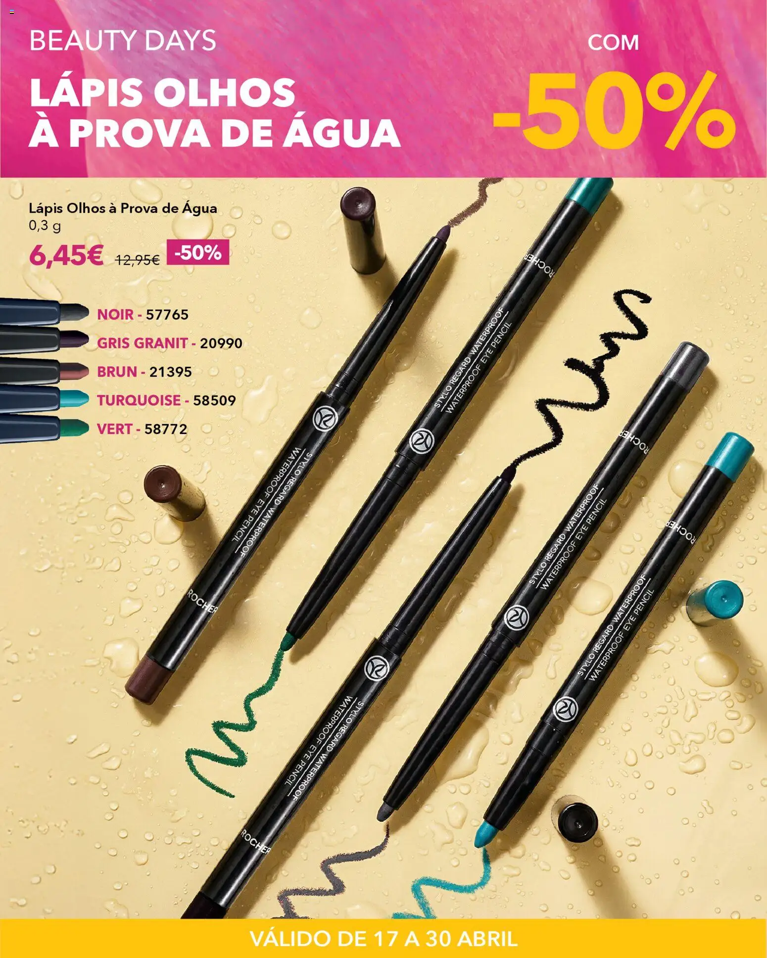 Yves Rocher Beauty days  │ válido de 17.04.2026 | Página: 13 | Produtos: Agua