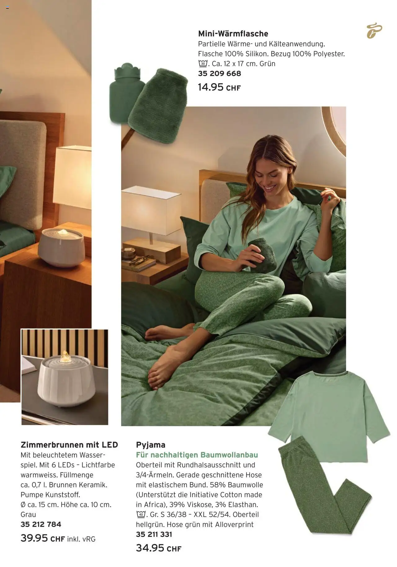Tchibo Aktionen – gültig ab 01.10.2025 | Seite: 17 | Produkte: Hose, Pyjama, Wasser