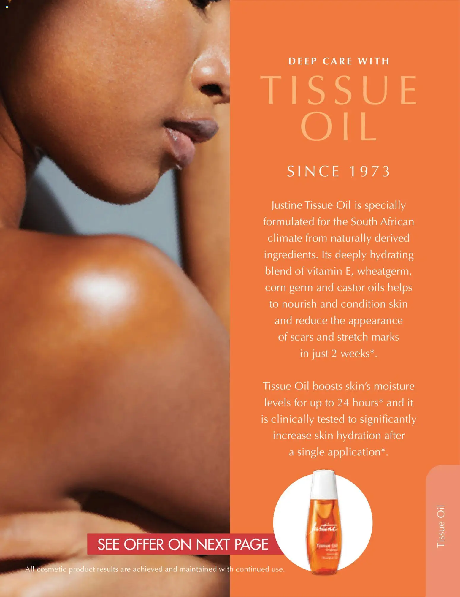 New Justine catalogue – valid from 01.03.2026 | Page: 4 | Products: Tissue oil, Corn, Oil