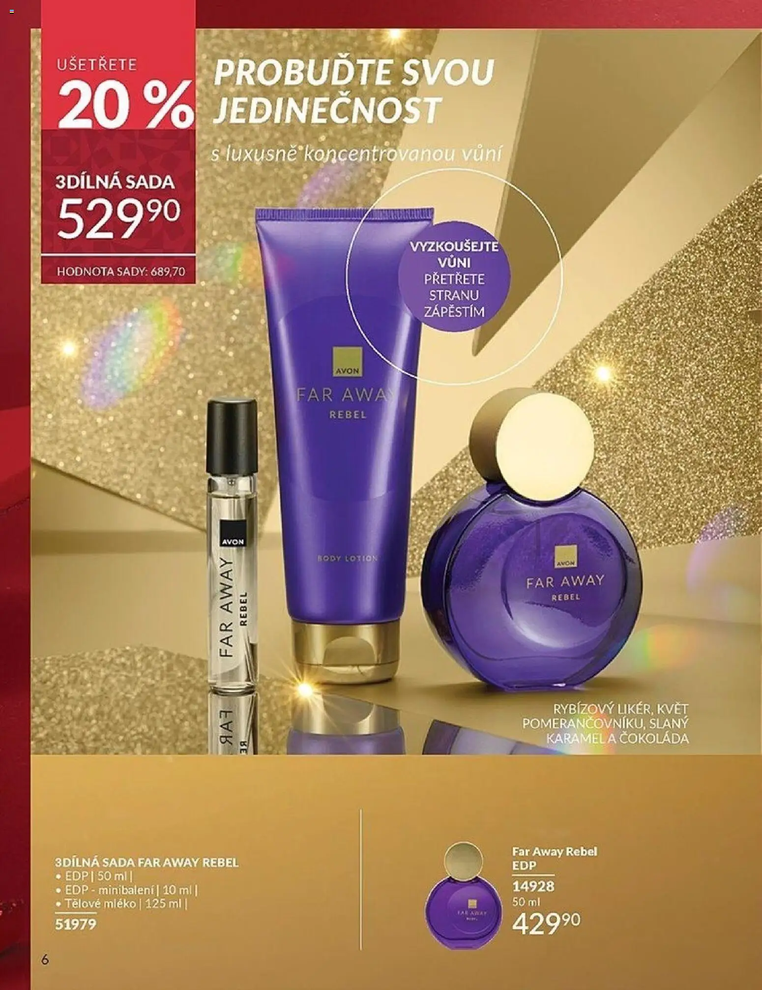 Avon Black Friday od 01.11.2025 | Strana: 6 | Produkty: Tělové mléko, Mléko, Čokoláda, Body