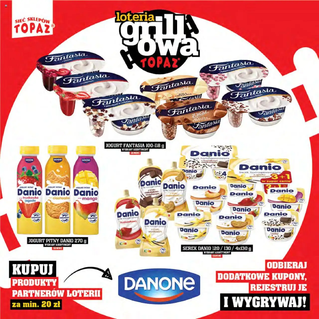 Topaz Gazetka - Katalog produktów Loteria Grillowa od 25.04.2025 | Strona: 16 | Produkty: Czekolady, Serek homogenizowany, Serek, Jogurt pitny