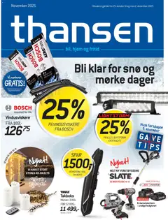 Forhåndsvisning av THANSEN kundeavis gyldig fra 29.10.2025