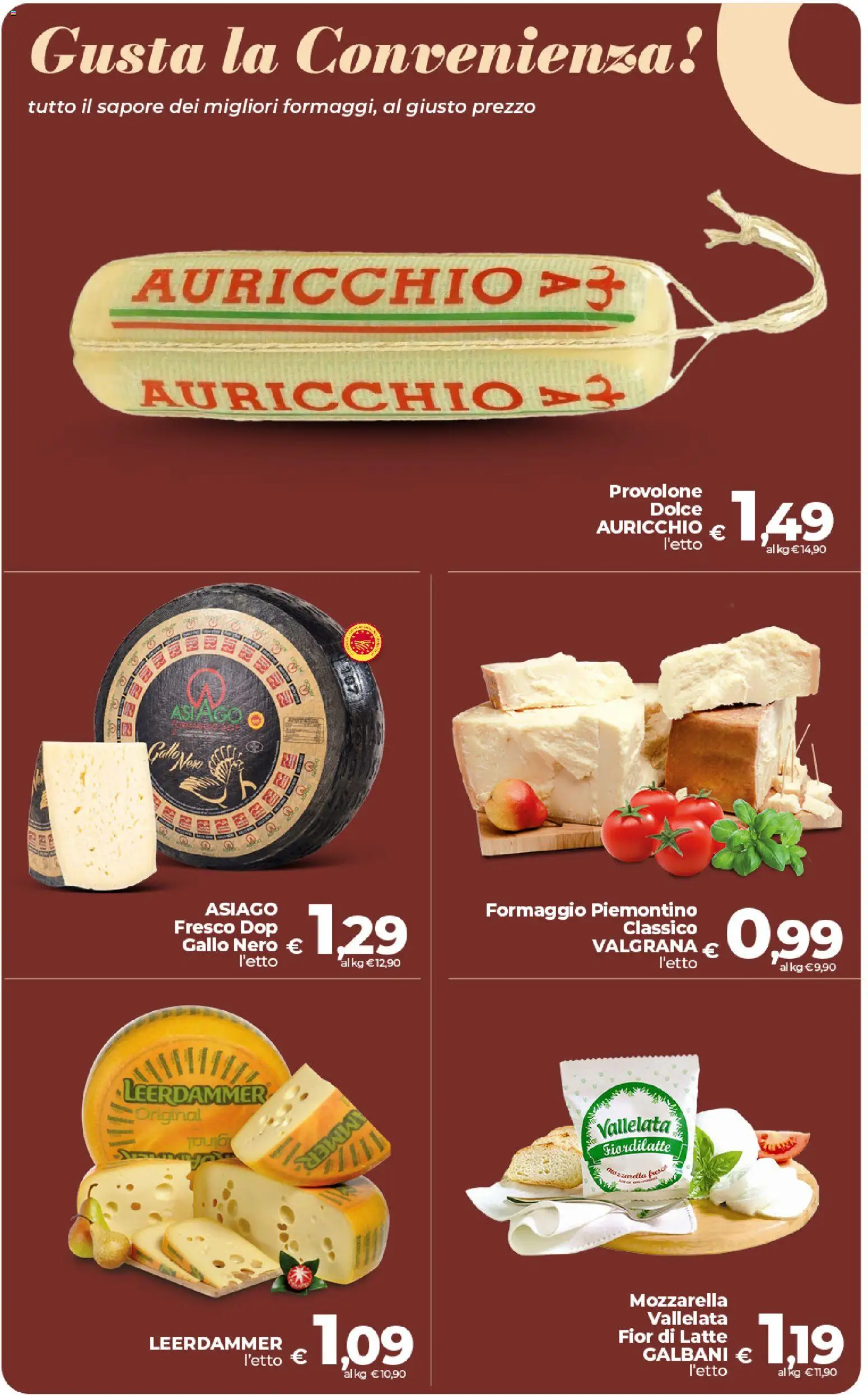 Volantino COOP del 27.01.2026 | Pagina: 11 | Prodotti: Provolone, Mozzarella, Latte, Formaggio