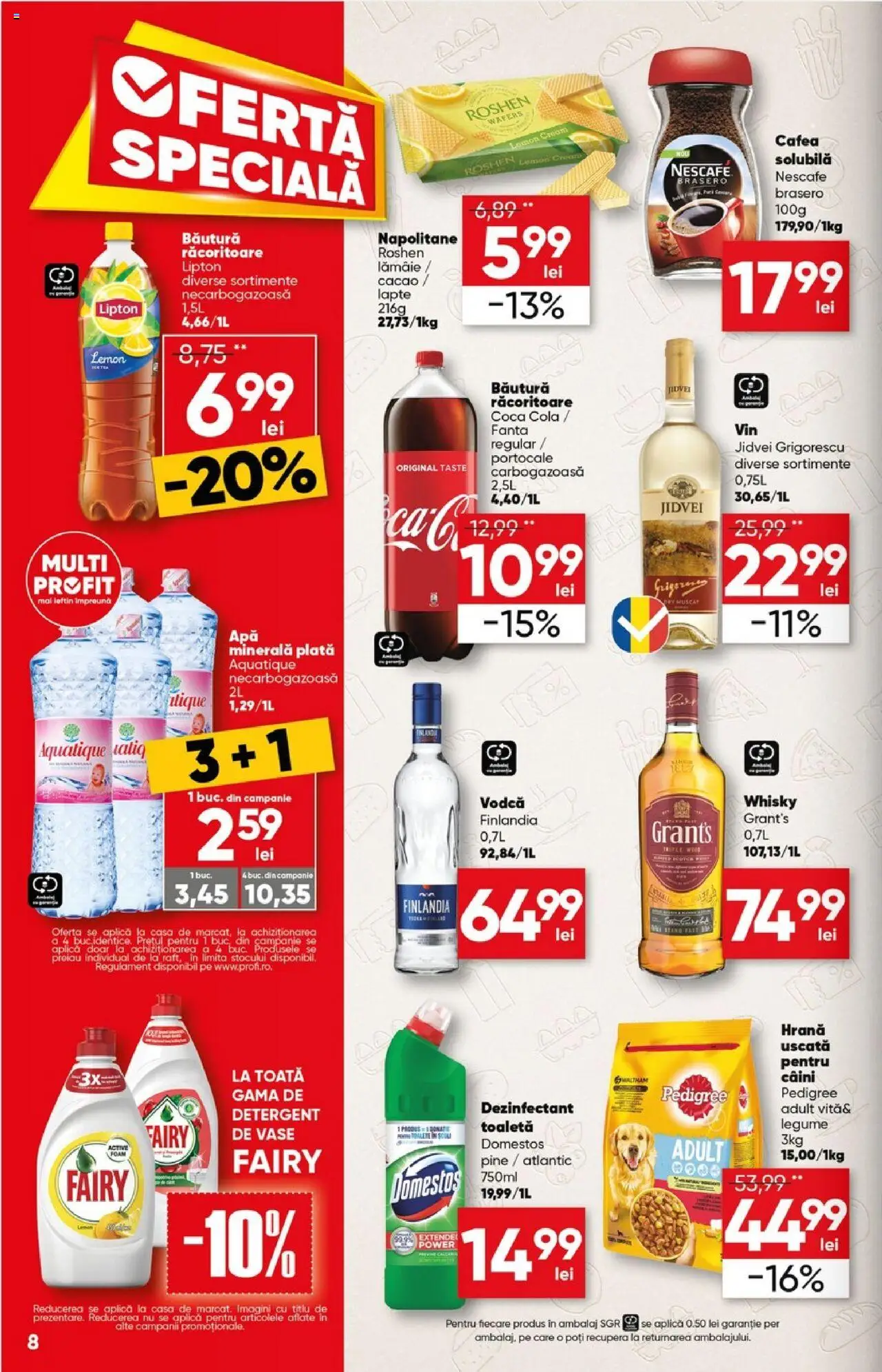 Noul catalog Profi – valabil de la 15.10.2025 | Pagină: 8 | Produse: Su ısıtıcı, Cafea, Portocale, Lămâie