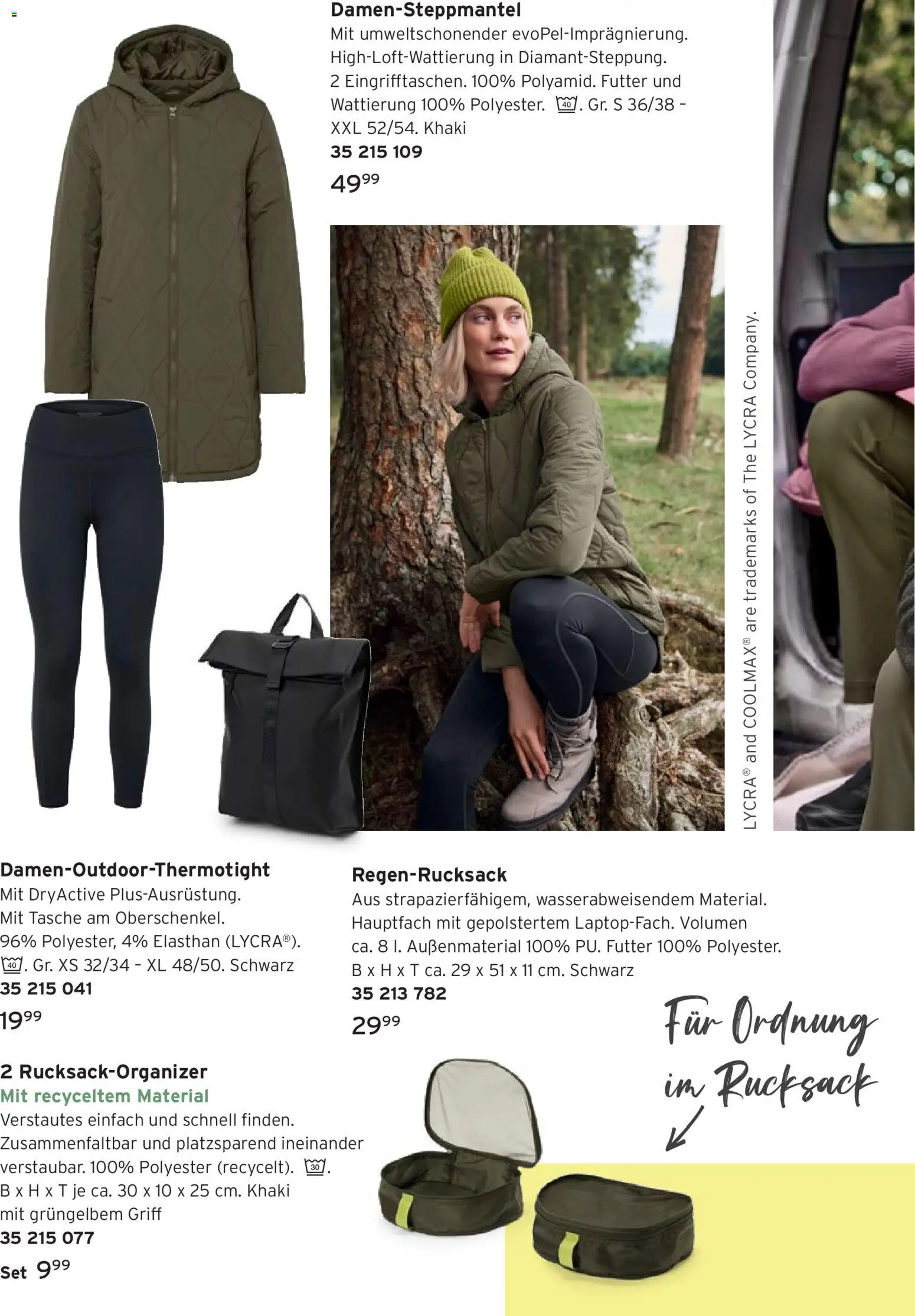 Prospekt Tchibo Freiheit beginnt draußen – gültig ab 31.12.2025 | Seite: 14 | Produkte: Tasche, Rucksack