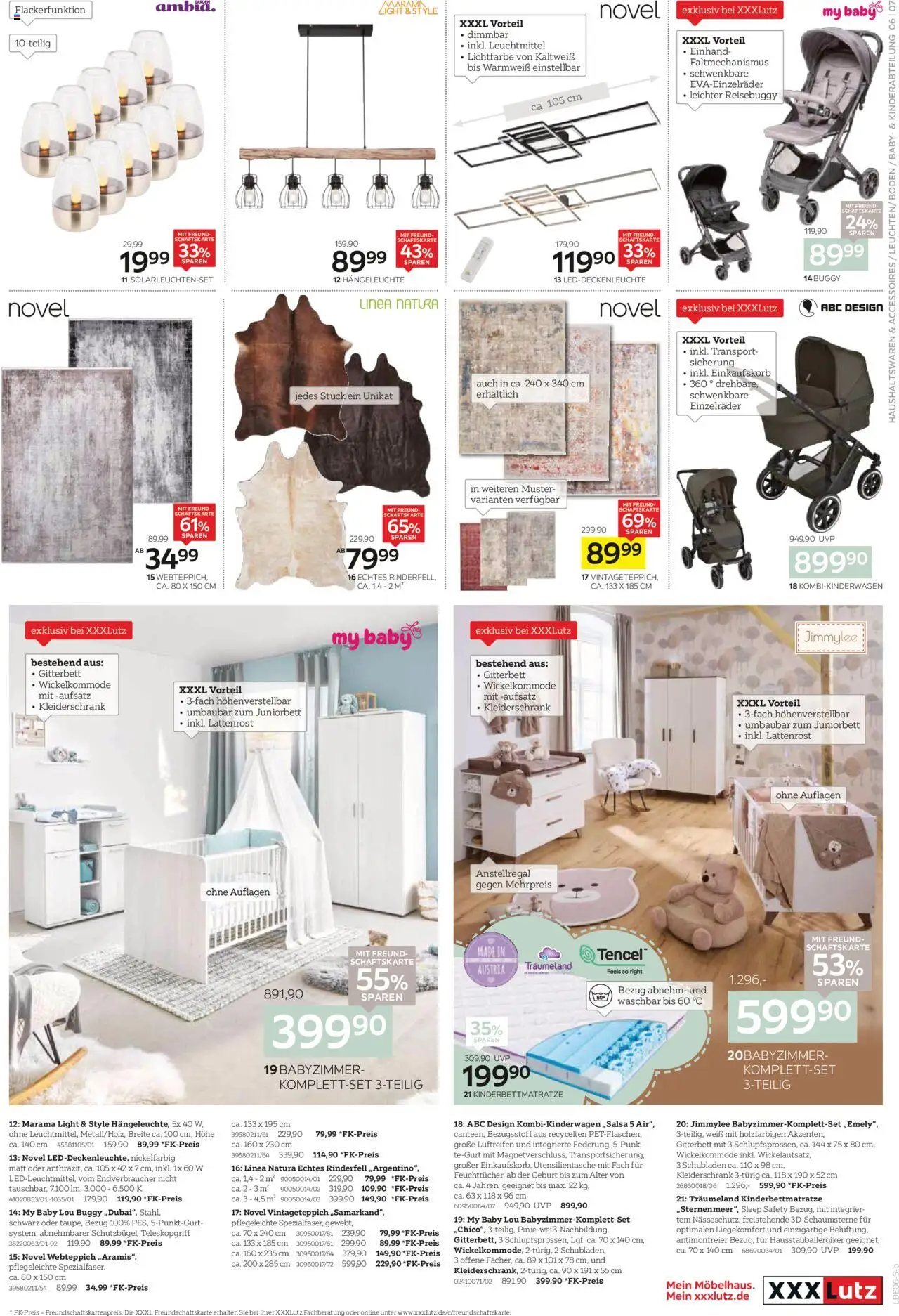 XXXL Lutz Prospekt 	 - gültig ab dem 09.06.2025 | Seite: 15 | Produkte: Kleiderschrank, Lattenrost