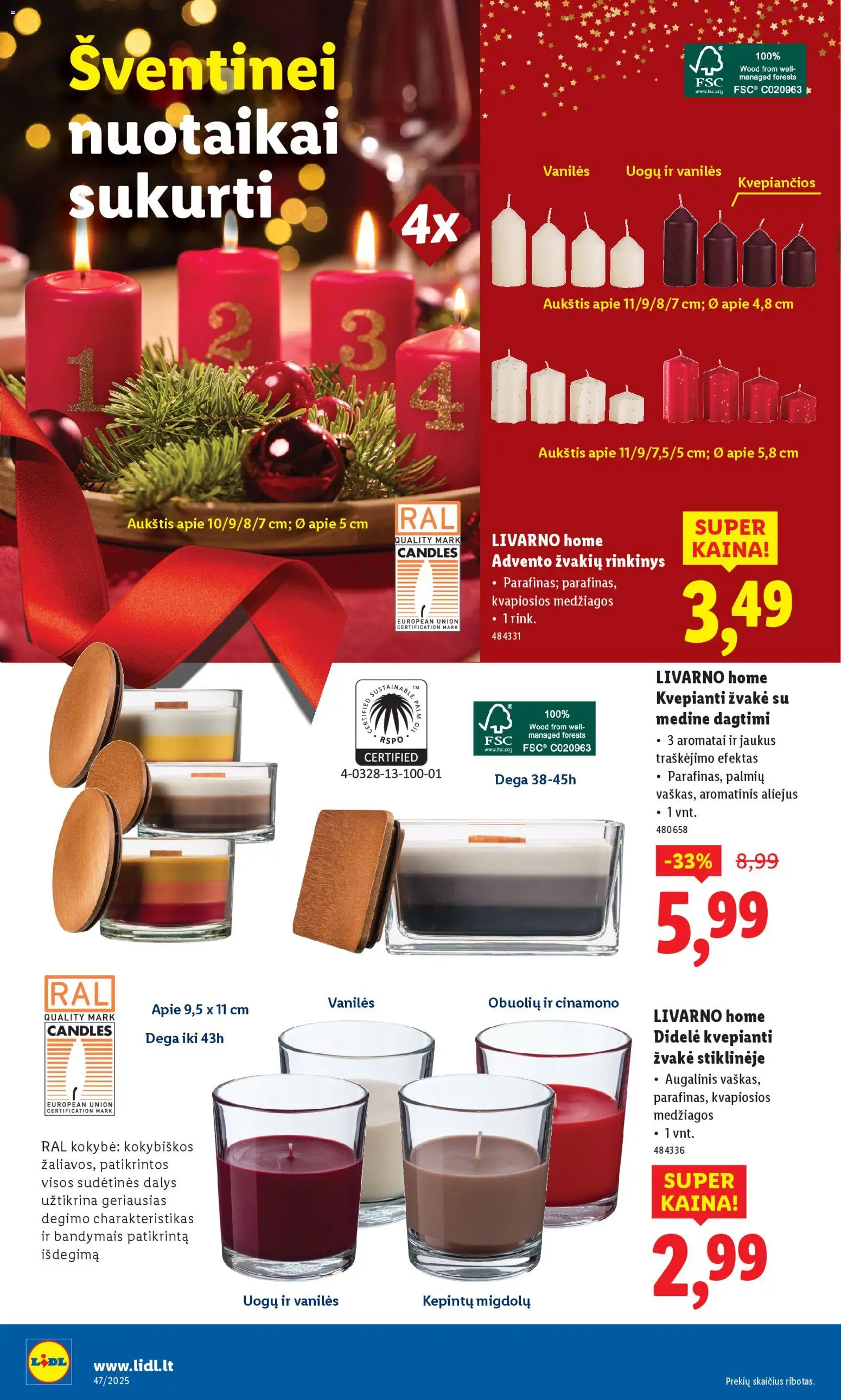 LIDL akcijos nuo 17.11.2025 | Puslapis: 8 | Prekių: Aliejus