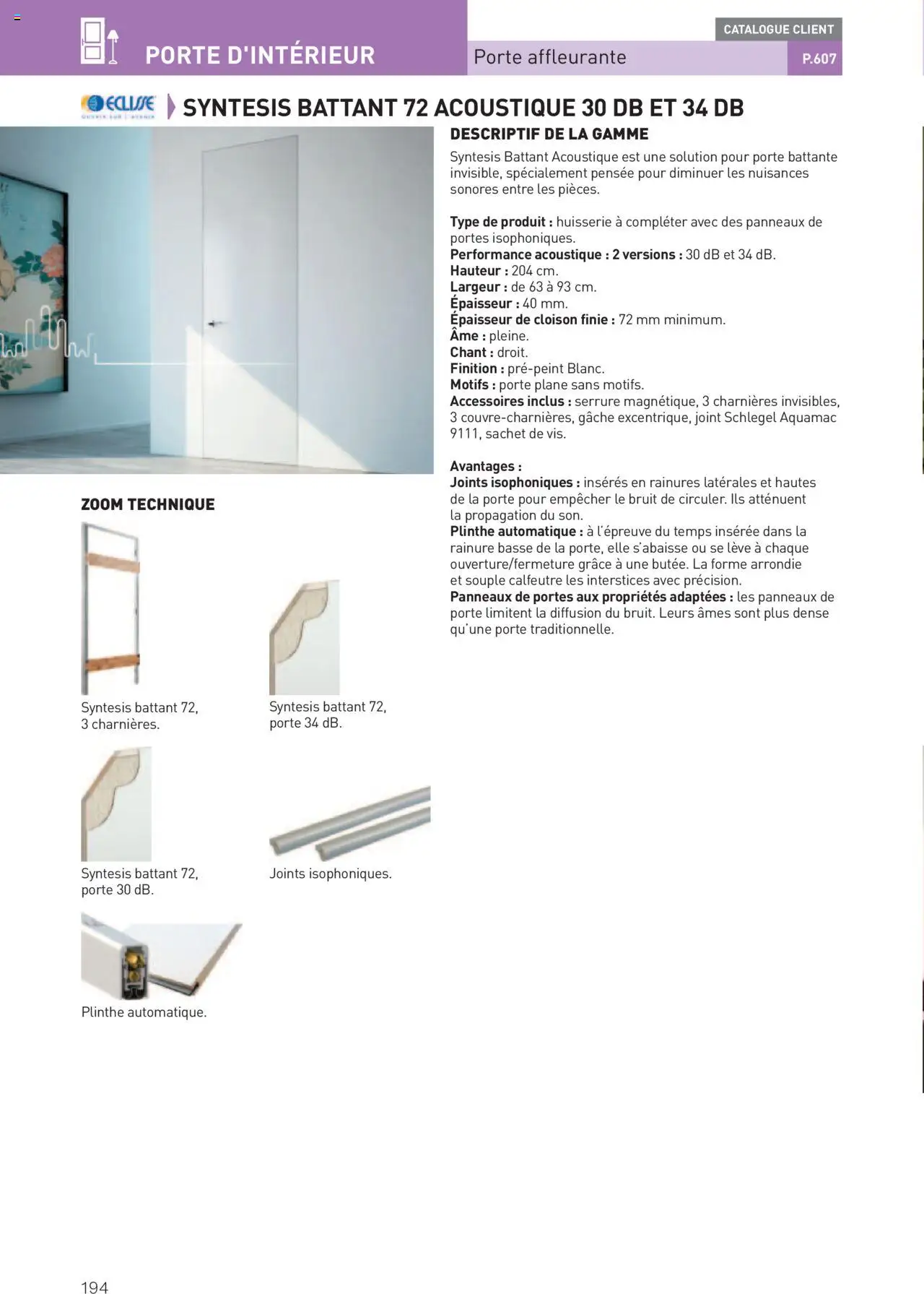  | Page: 194 | Produits: Plinthe, Porte, Portes