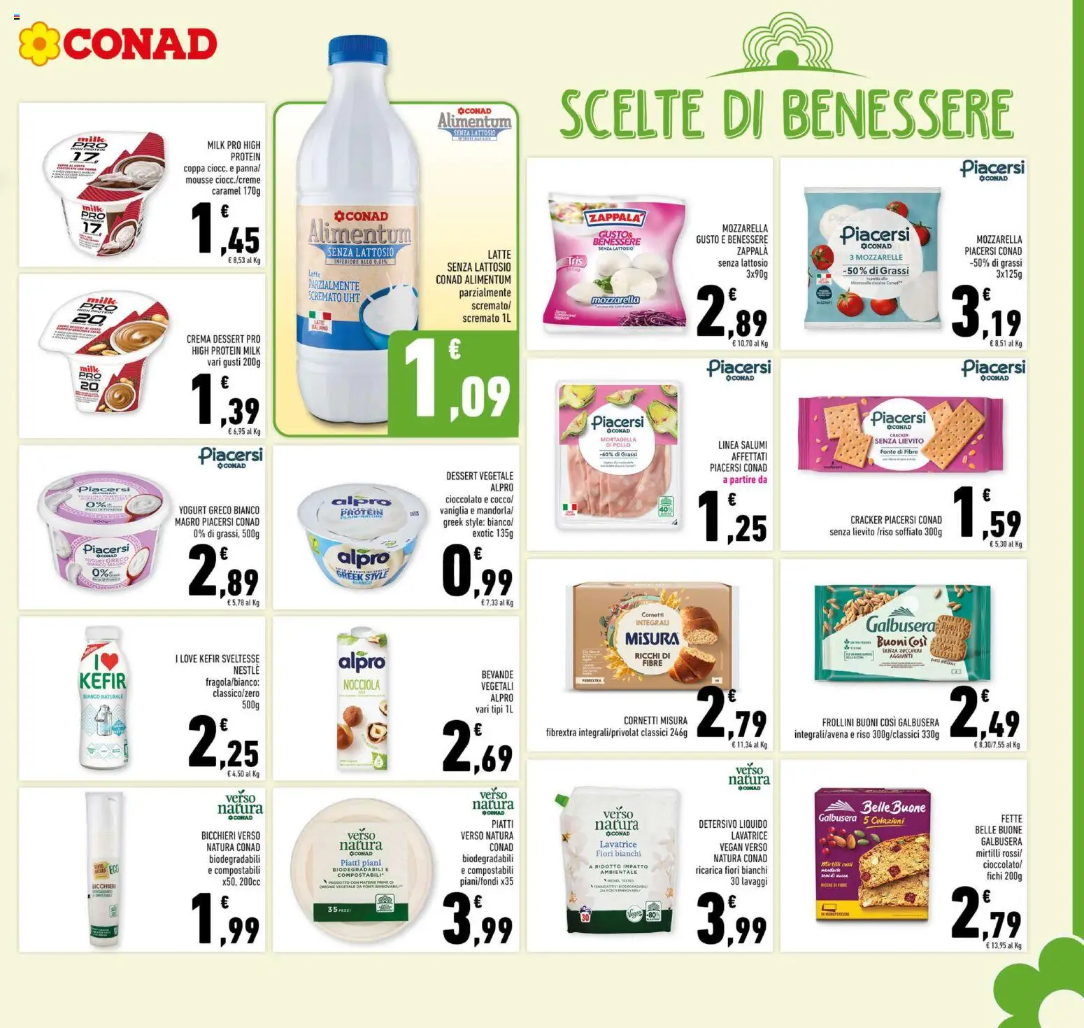 Volantino Conad del 11.02.2026 | Pagina: 13 | Prodotti: Crema, Cioccolato, Riso, Frollini