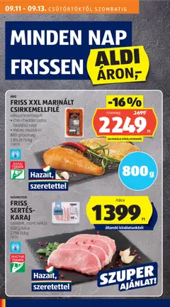 Aldi akciós ujság - amely érvényes a következő dátumtól: 11.09.2025 | Oldal: 12
