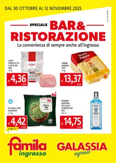 Anteprima del volantino Famila Bar & Ristorazione catalogo valido a partire dal 30.10.2025