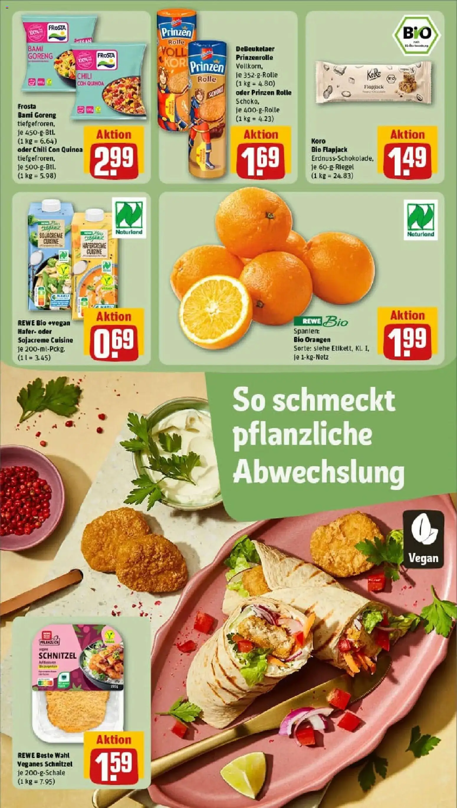 Rewe prospekt Nienburg	 – gültig ab 29.12.2025 | Seite: 15 | Produkte: Orangen, Schnitzel, Frosta, Chili