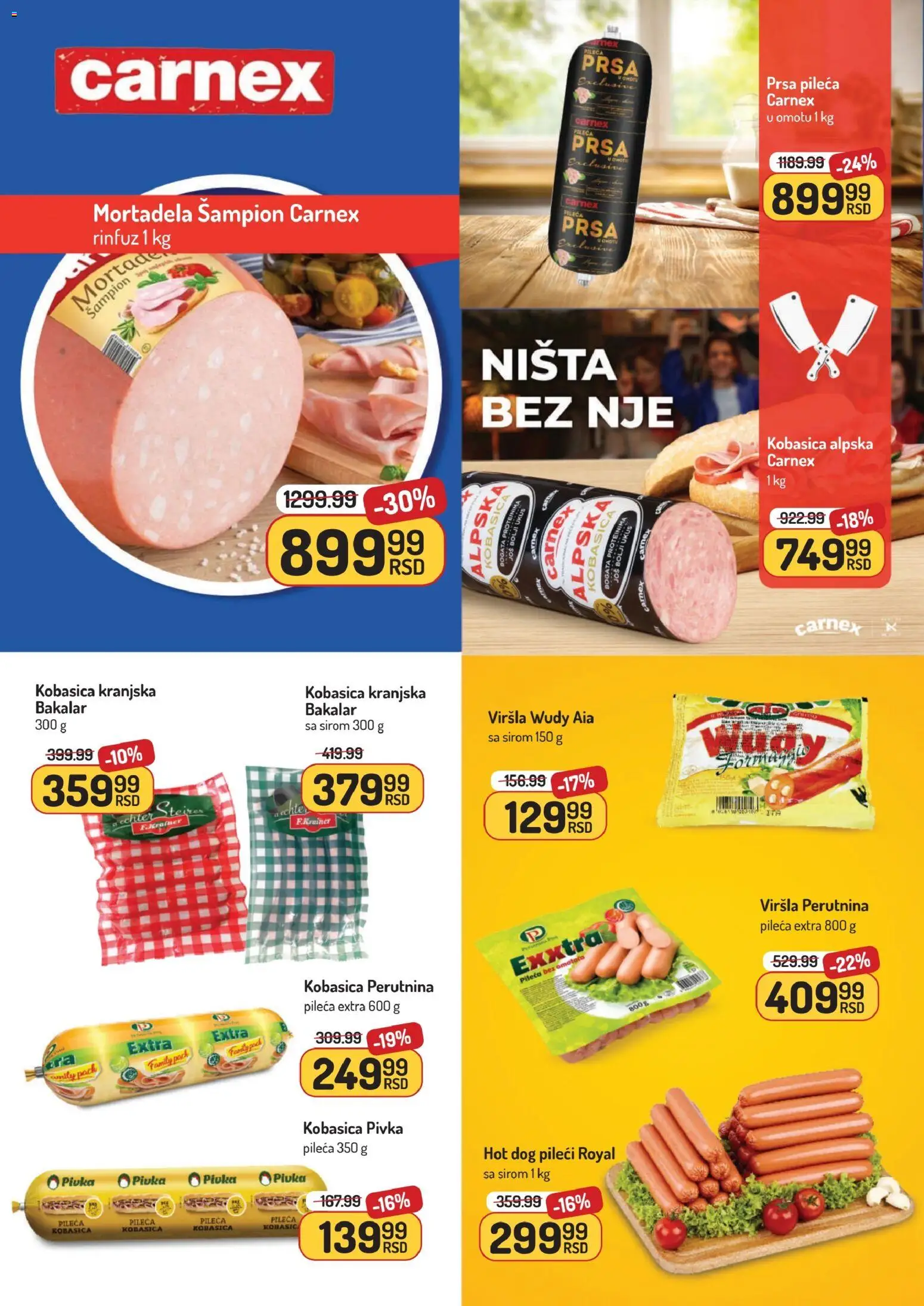 Aman katalog - važi od 27.10.2025 | Strana: 6 | Proizvode: Mortadela, Hot dog, Kobasica