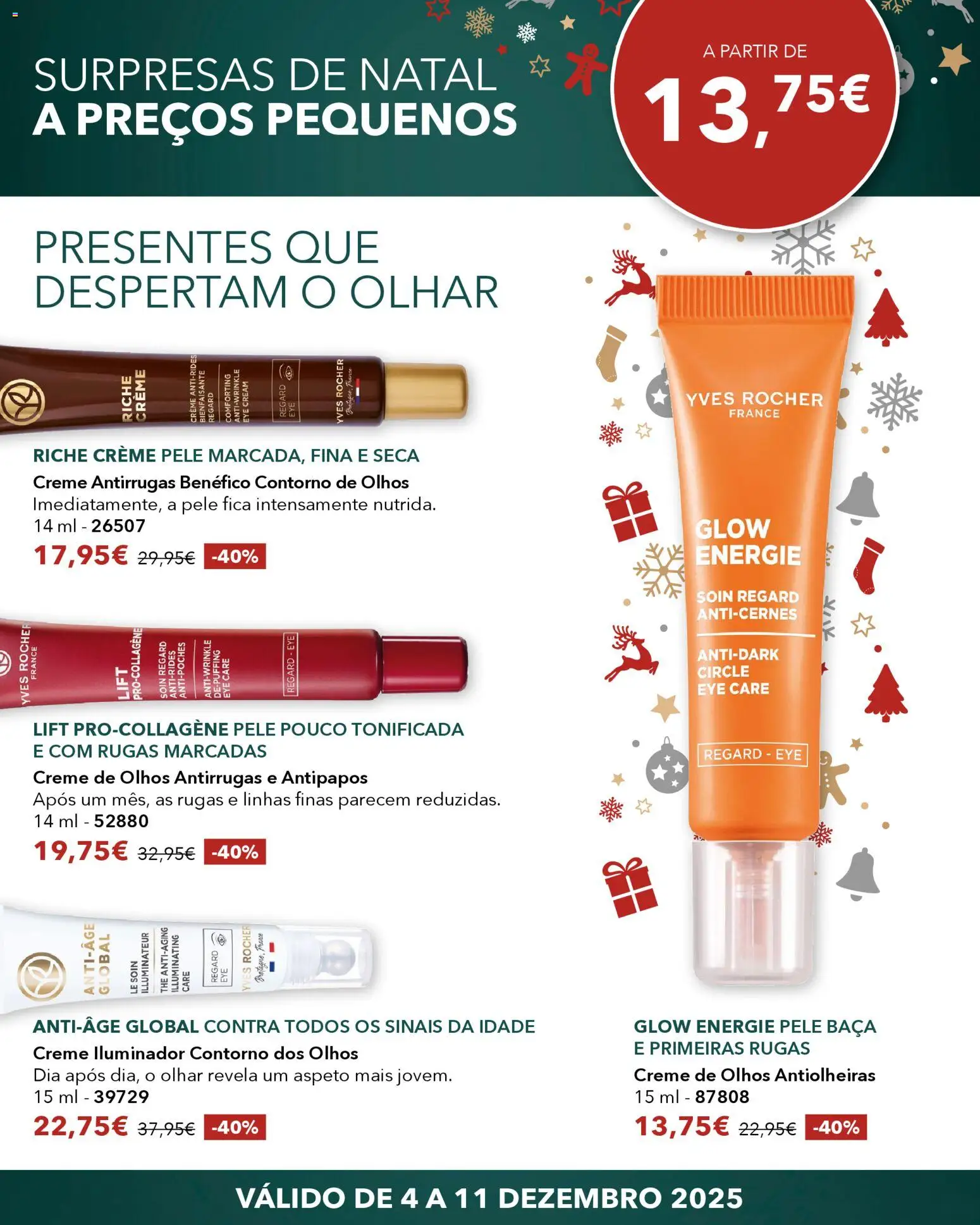 Yves Rocher - Surpresas de natal │ válido de 04.12.2025 | Página: 12 | Produtos: Iluminador, Creme