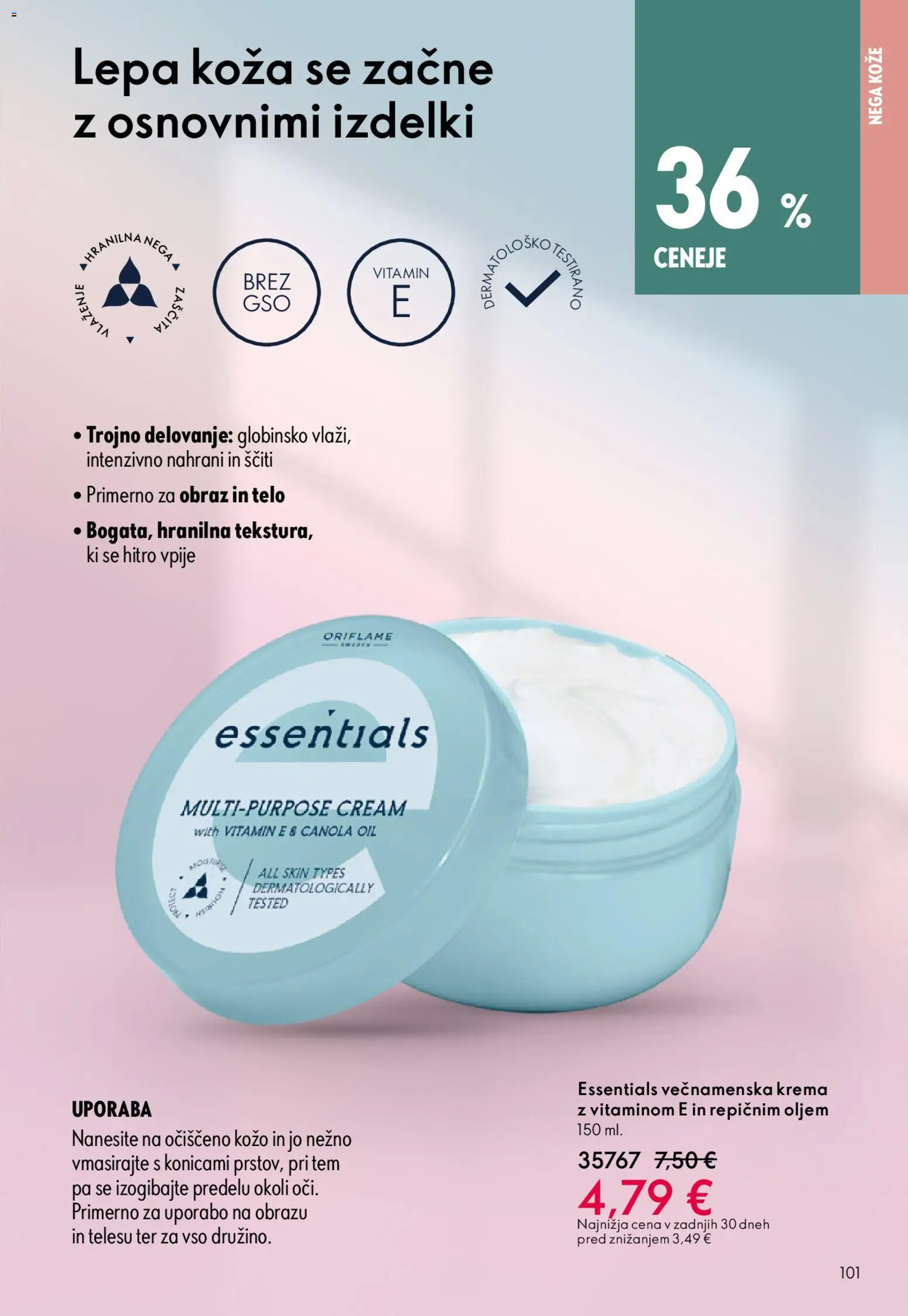 Novi Oriflame katalog ponudbe – veljaven od 22.04.2026 | Stran: 101 | Izdelki: Krema