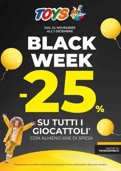 Anteprima del volantino Toys Center - Black Friday valido a partire dal 24.11.2025