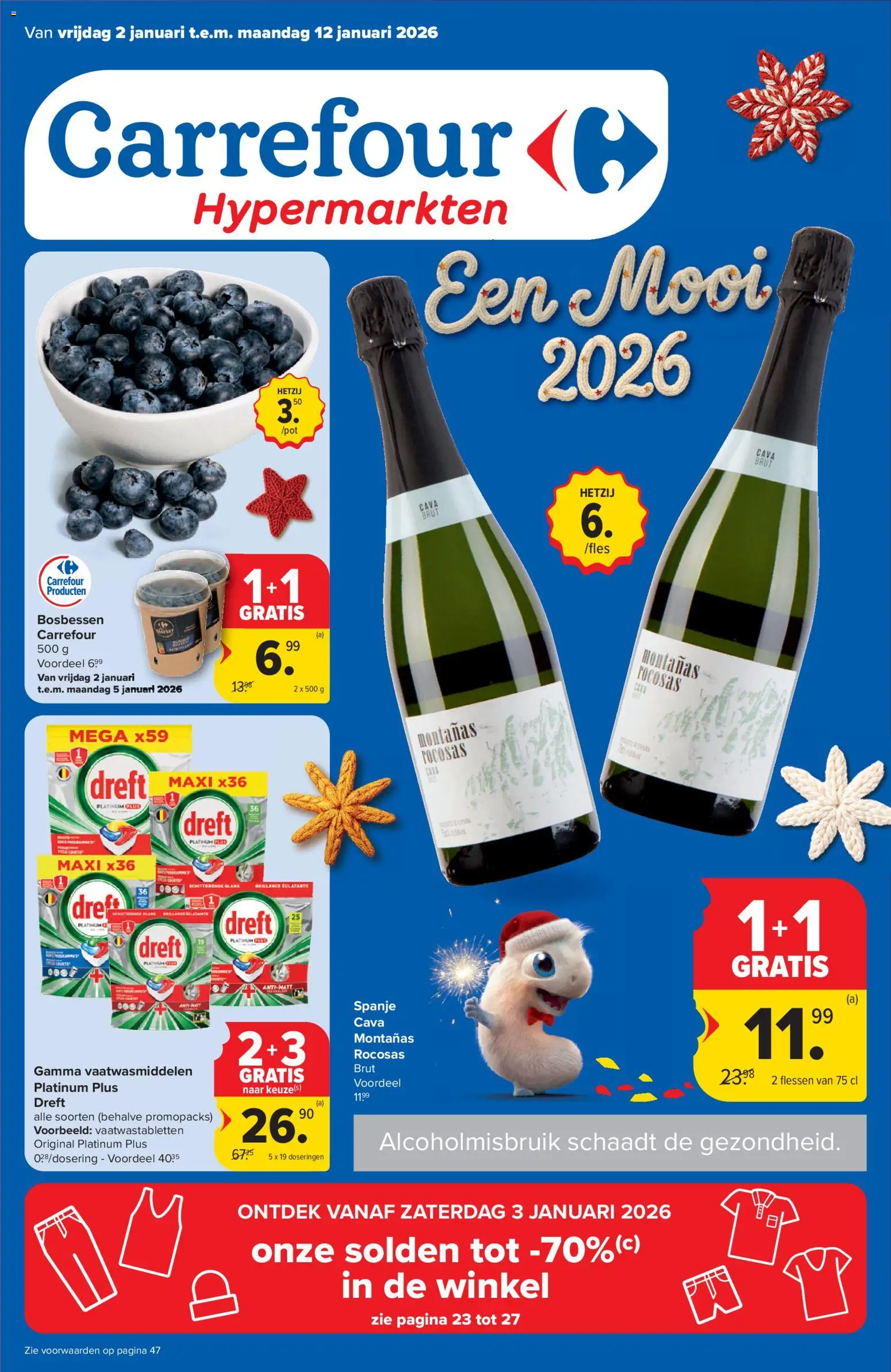 {H1} | Pagina: 1 | Producten: Bosbessen