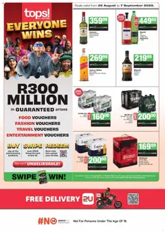 Preview of Tops at Spar specials valid from 25.08.2025