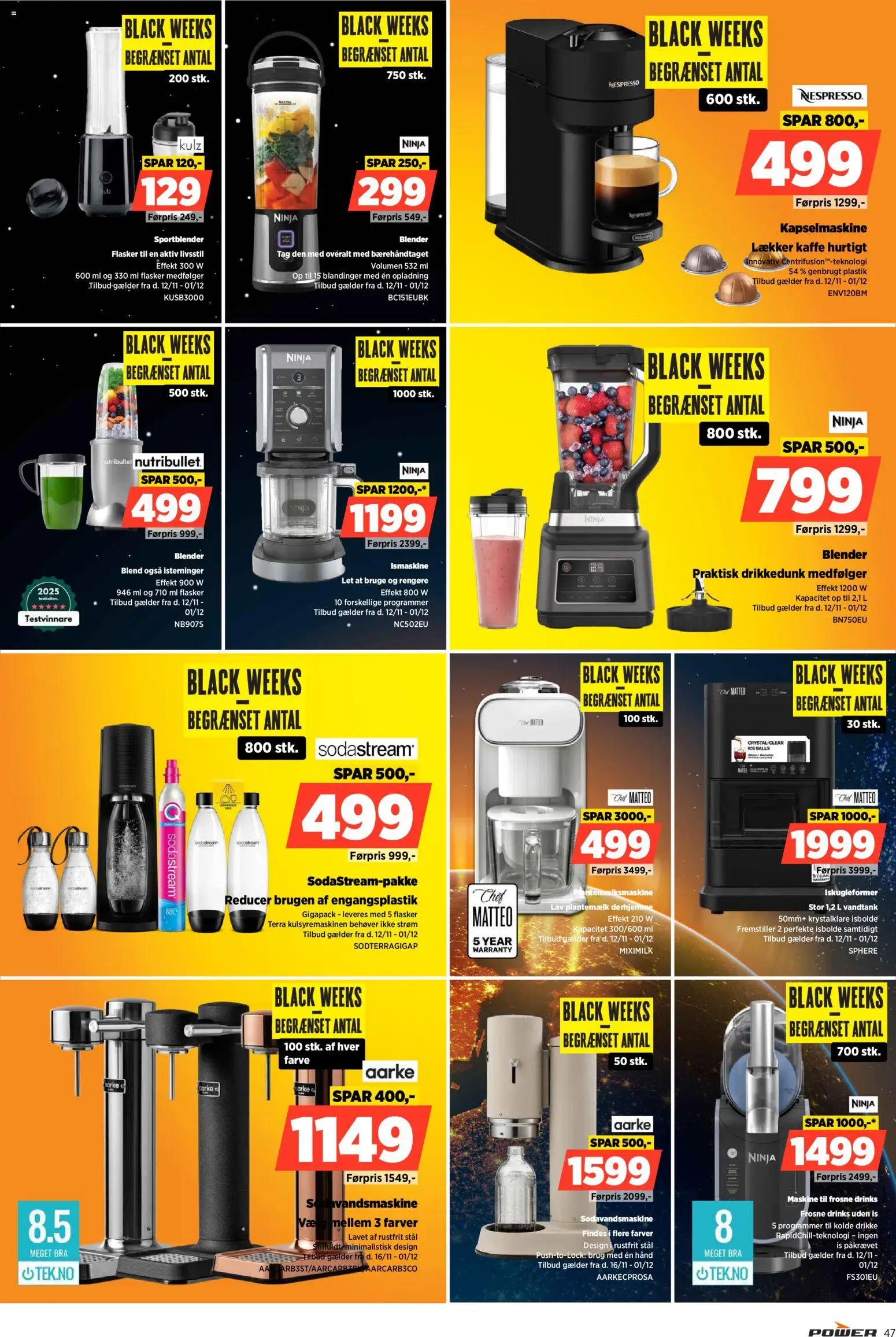 Power tilbudsavis – gyldig fra 12.11.2025 | Side: 47 | Produkter: Kaffe, Is