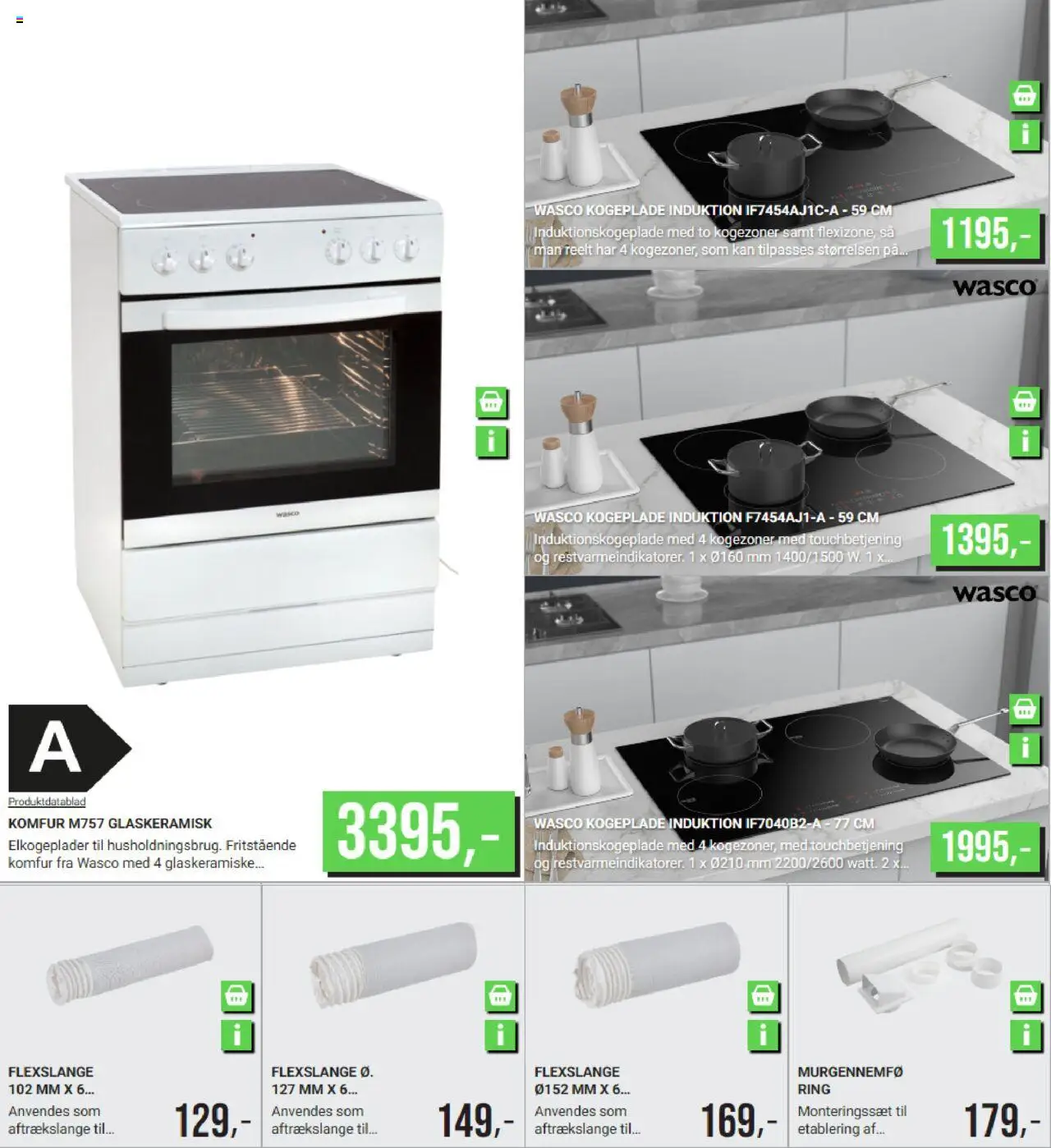 Harald Nyborg tilbudsavis – gyldig fra 18.06.2024 | Side: 8 | Produkter: Komfur, Søm, Kogeplade