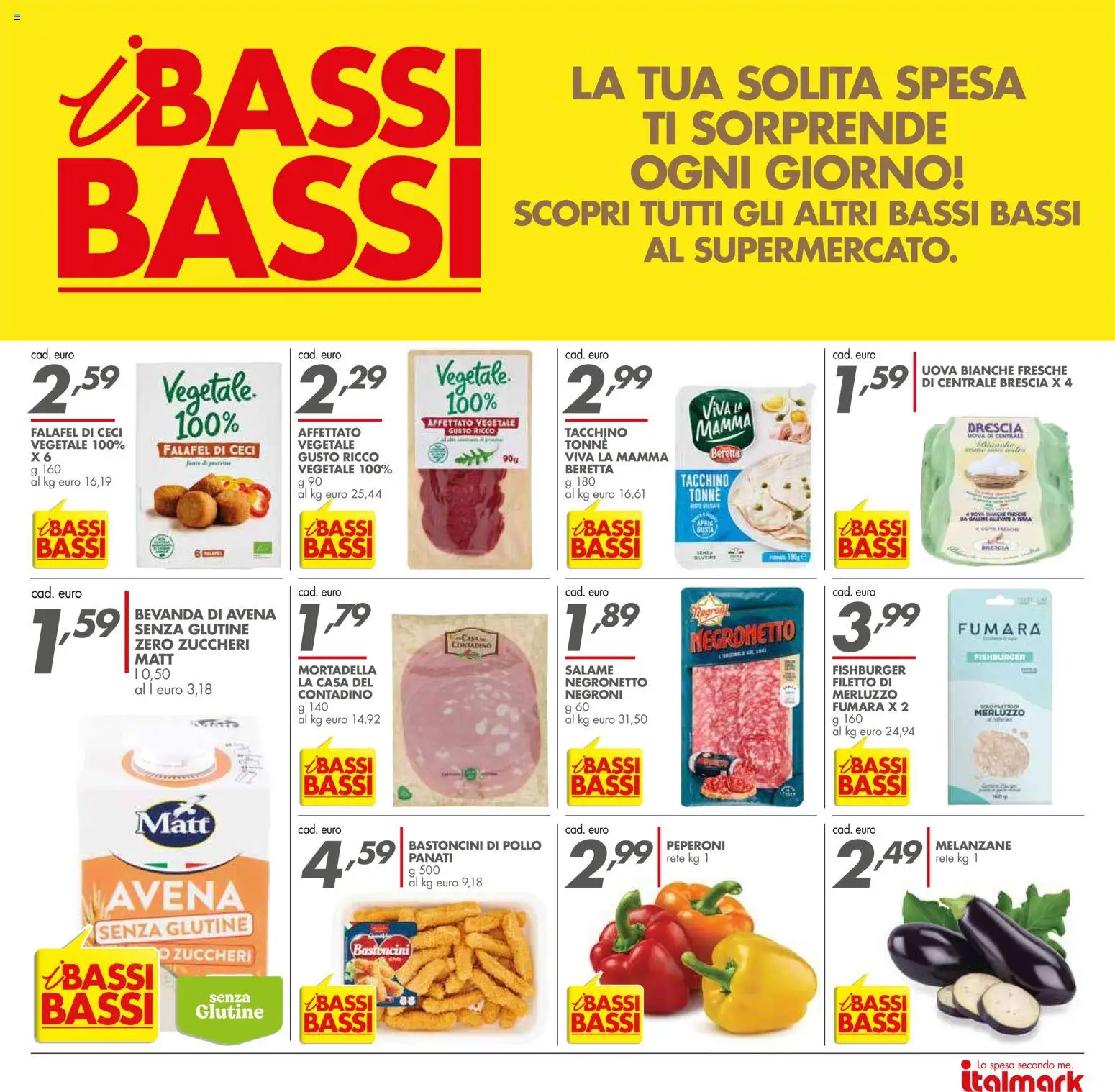 Volantino Italmark del 22.04.2026 | Pagina: 31 | Prodotti: Salame, Peperoni, Melanzane, Terra