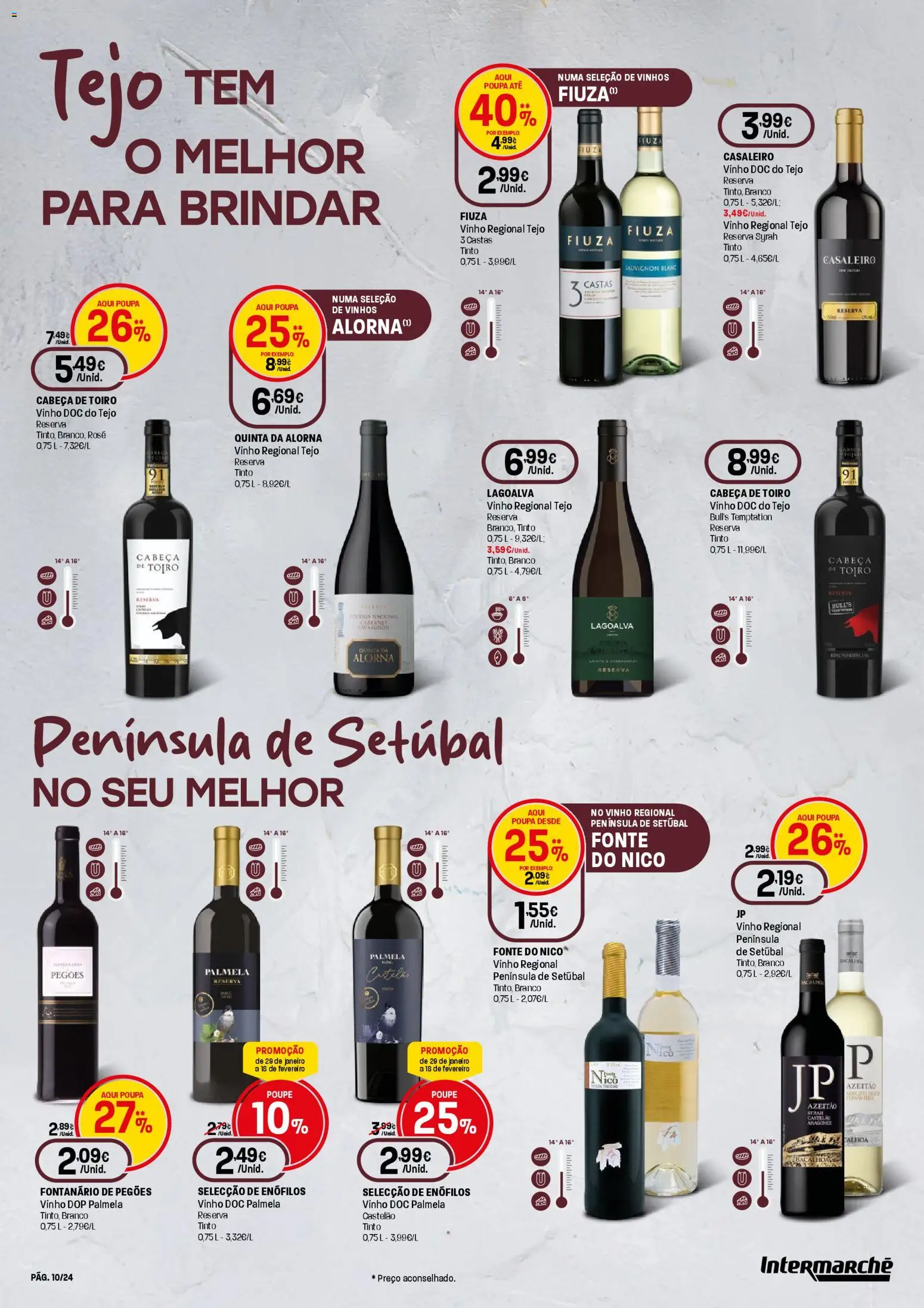 Intermarché - Queijos, Vinhos e Enchidos Contact │ válido de 29.01.2026 | Página: 10 | Produtos: Vinho