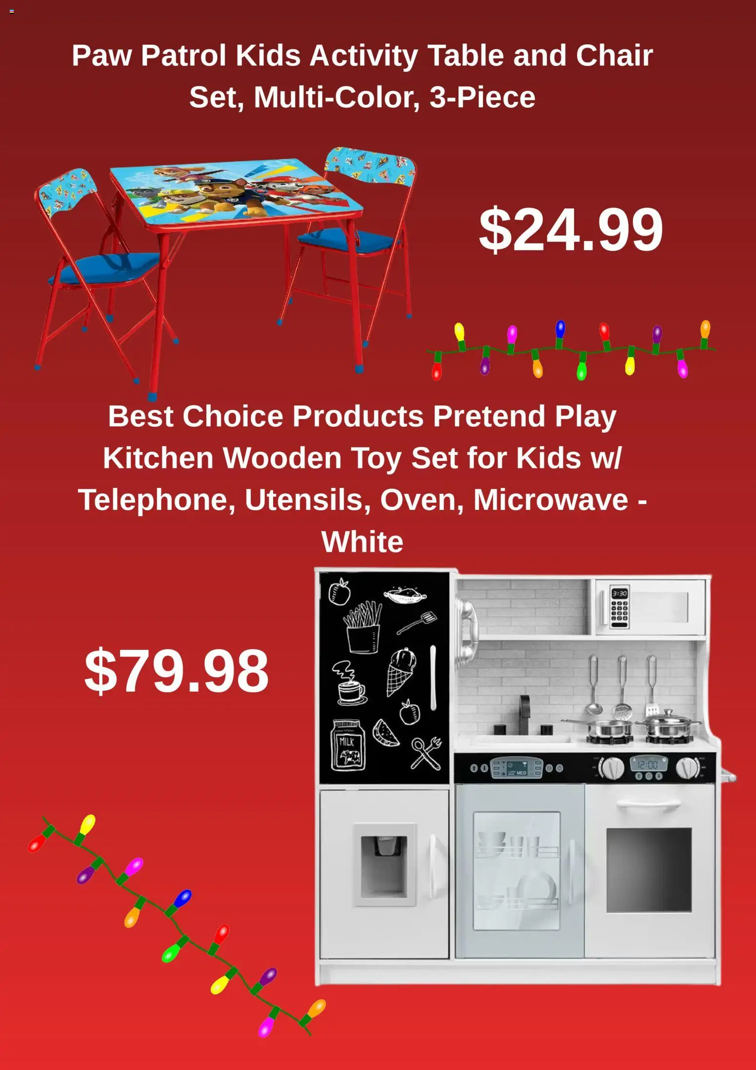 Walmart Catalogue valid from 16.12.2025 | Page: 6 | Products: Table, Chair, Microwave, Milk