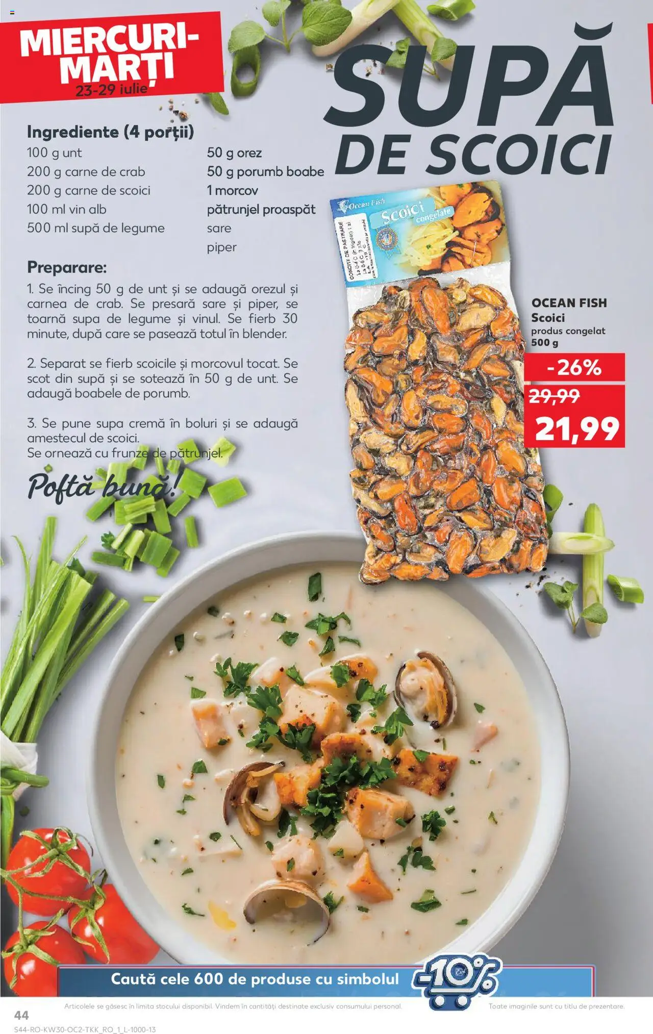 Kaufland RO akciós ujság - amely érvényes a következő dátumtól: 23.07.2025 | Oldal: 44