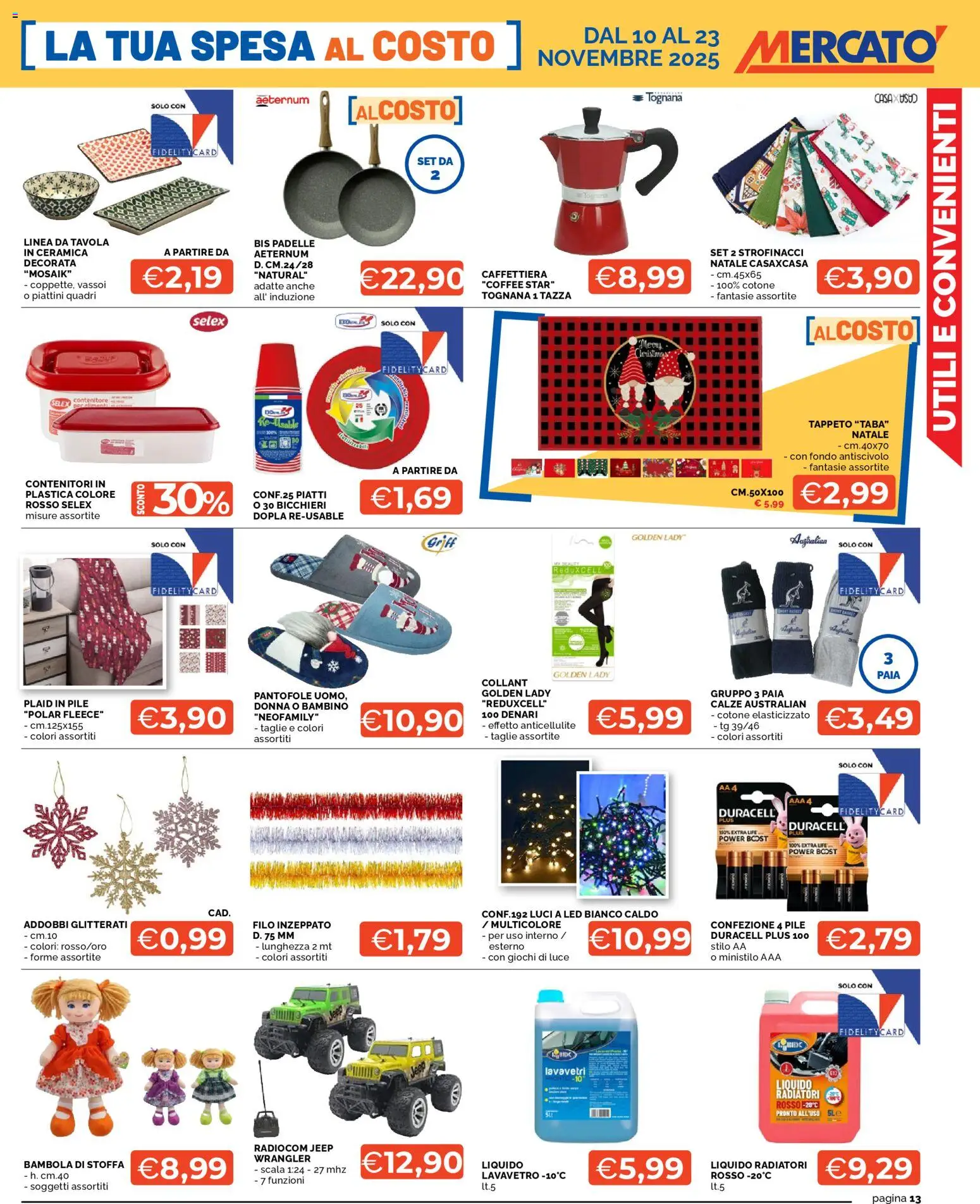 Volantino Mercatò del 10.11.2025 | Pagina: 13