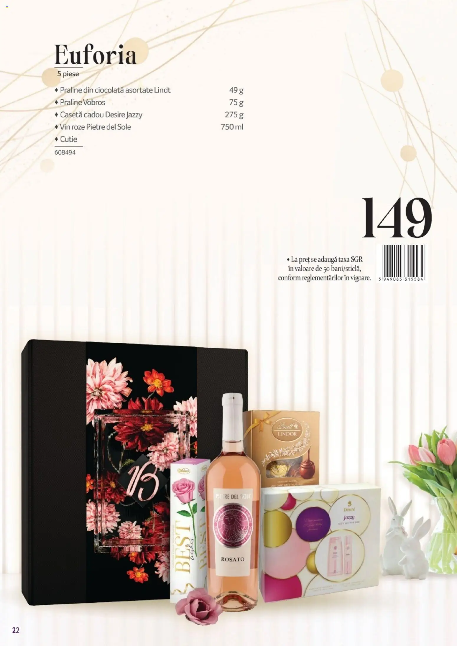Noul catalog Selgros – valabil de la 13.03.2026 | Pagină: 22 | Produse: Cutie, Praline, Ciocolată, Vin