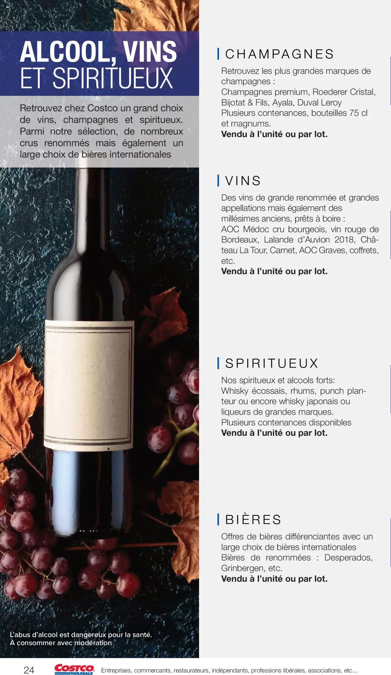  | Page: 24 | Produits: Mais, Alcools, Whisky japonais, Vin
