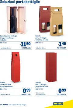 Anteprima del volantino Metro Natale catalogo valido a partire dal 06.11.2025 | Pagina: 125 | Prodotti: Bottiglia, Scatola