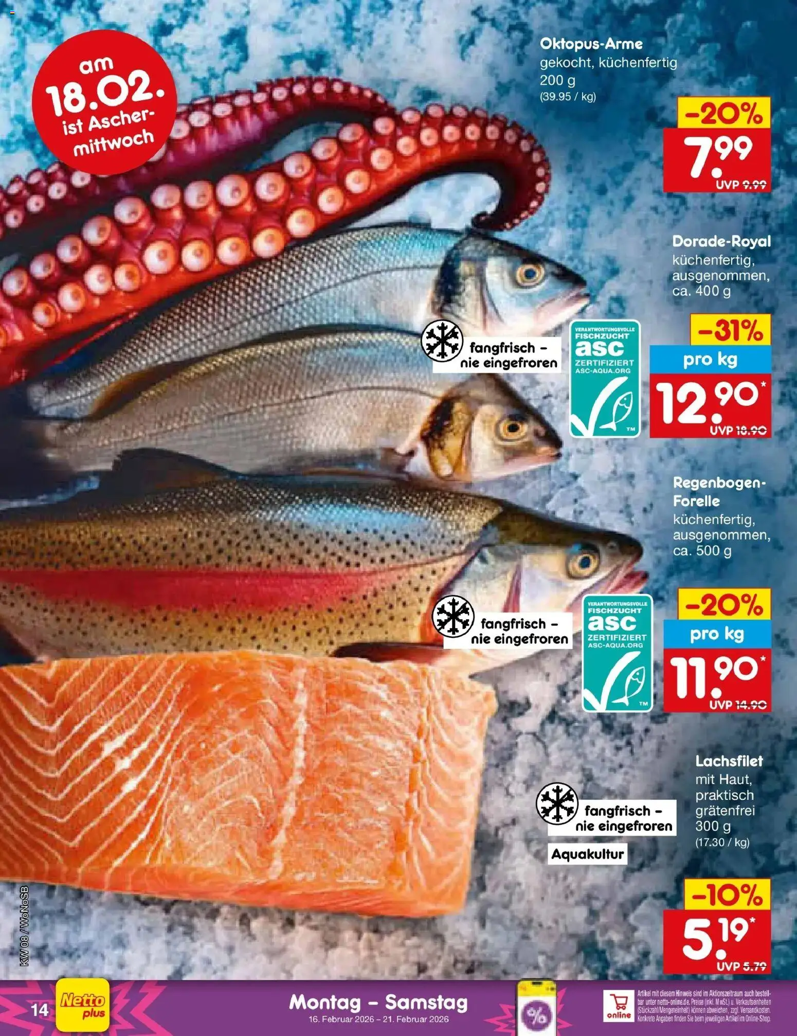 Netto Marken-Discount prospekt Friedrichsdorf	 – gültig ab 16.02.2026 | Seite: 16