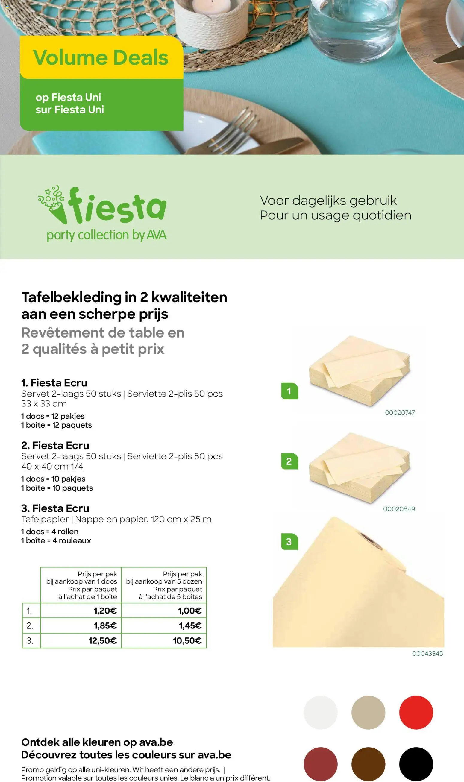 {H1} | Pagina: 5 | Producten: Servet