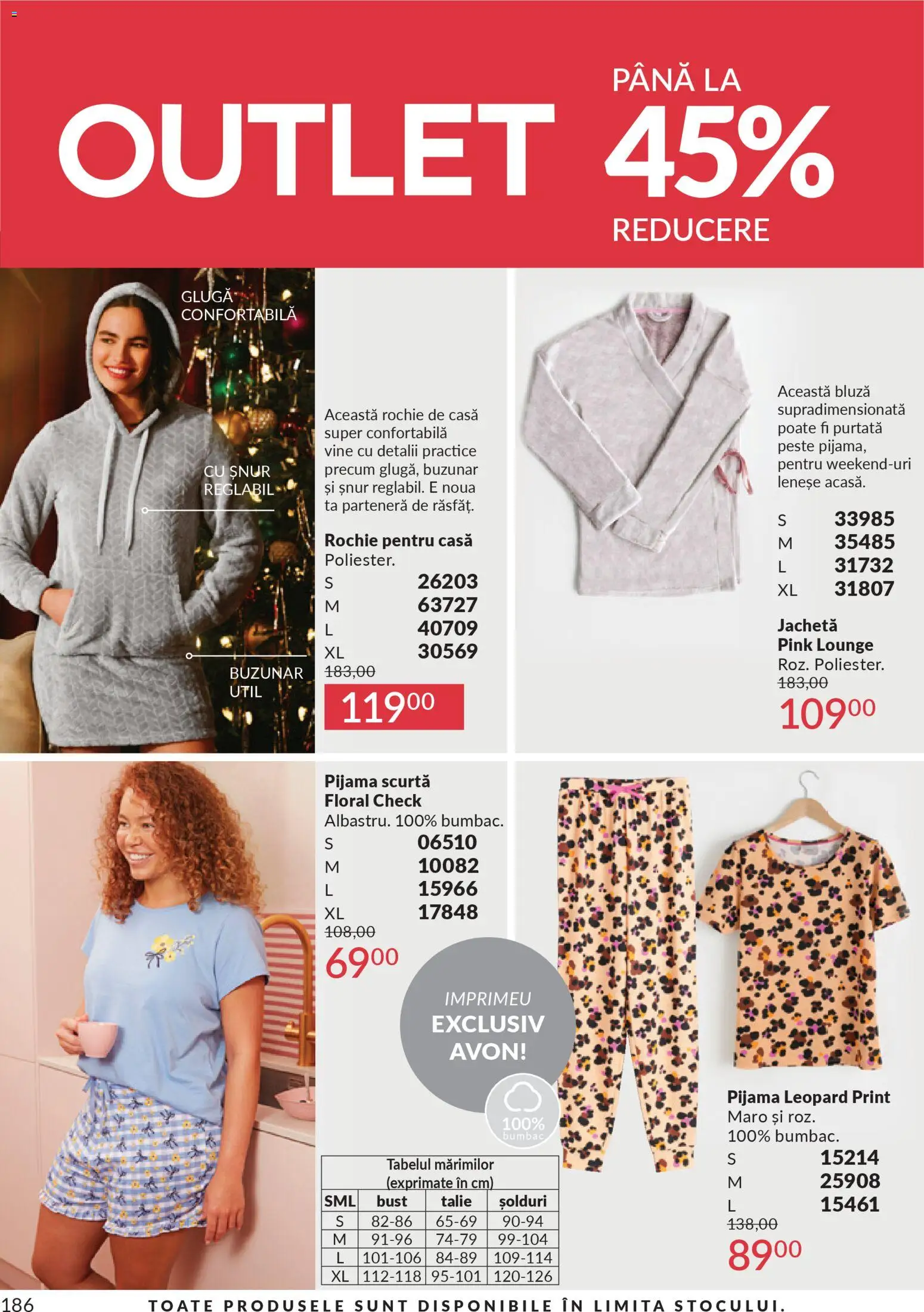 Noul catalog Avon – valabil de la 01.12.2025 | Pagină: 186 | Produse: Rochie, Jachetă, Pește, Bluză